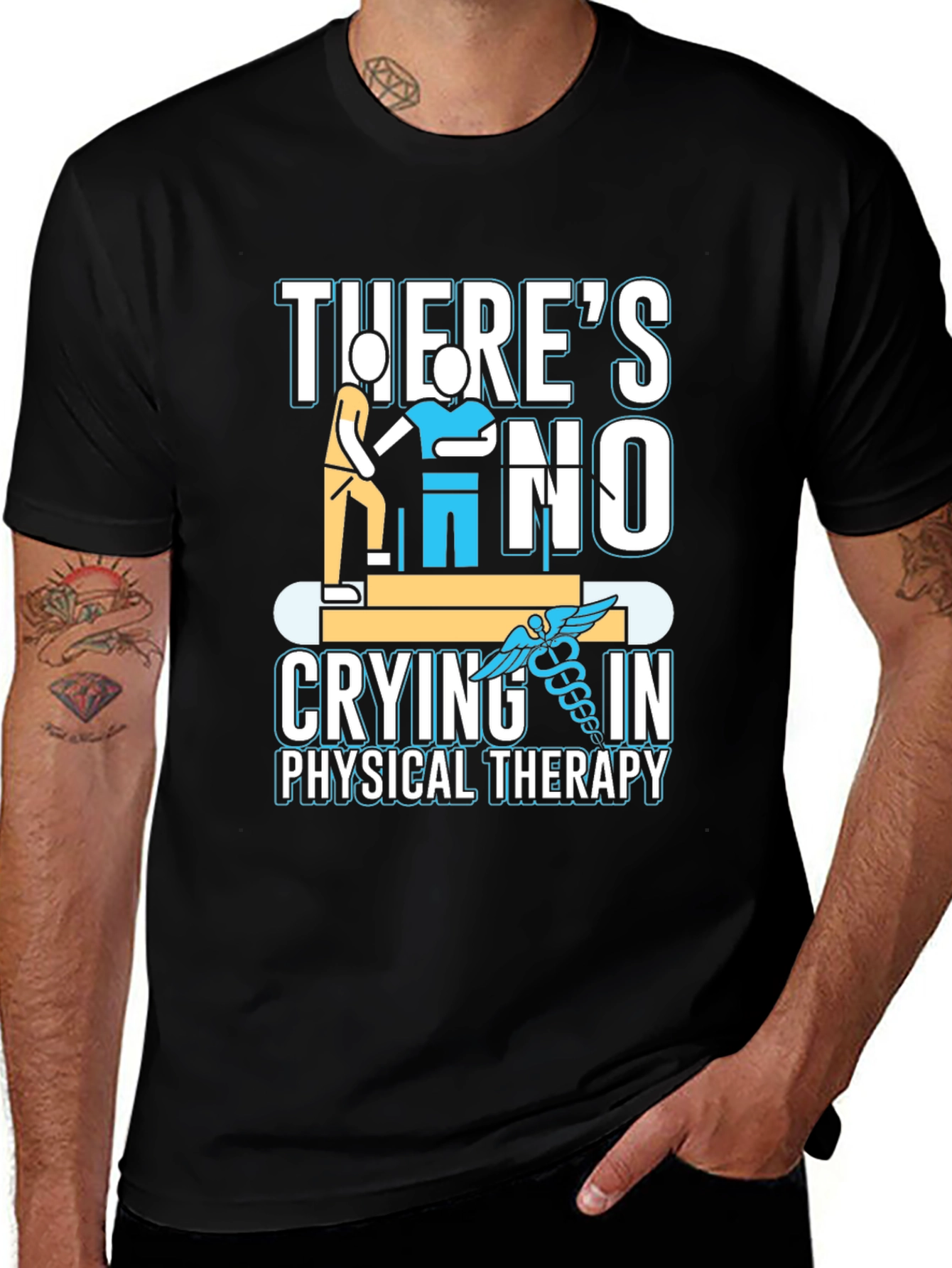 Physical Therapy T-Shirt - No Crying in Therapy