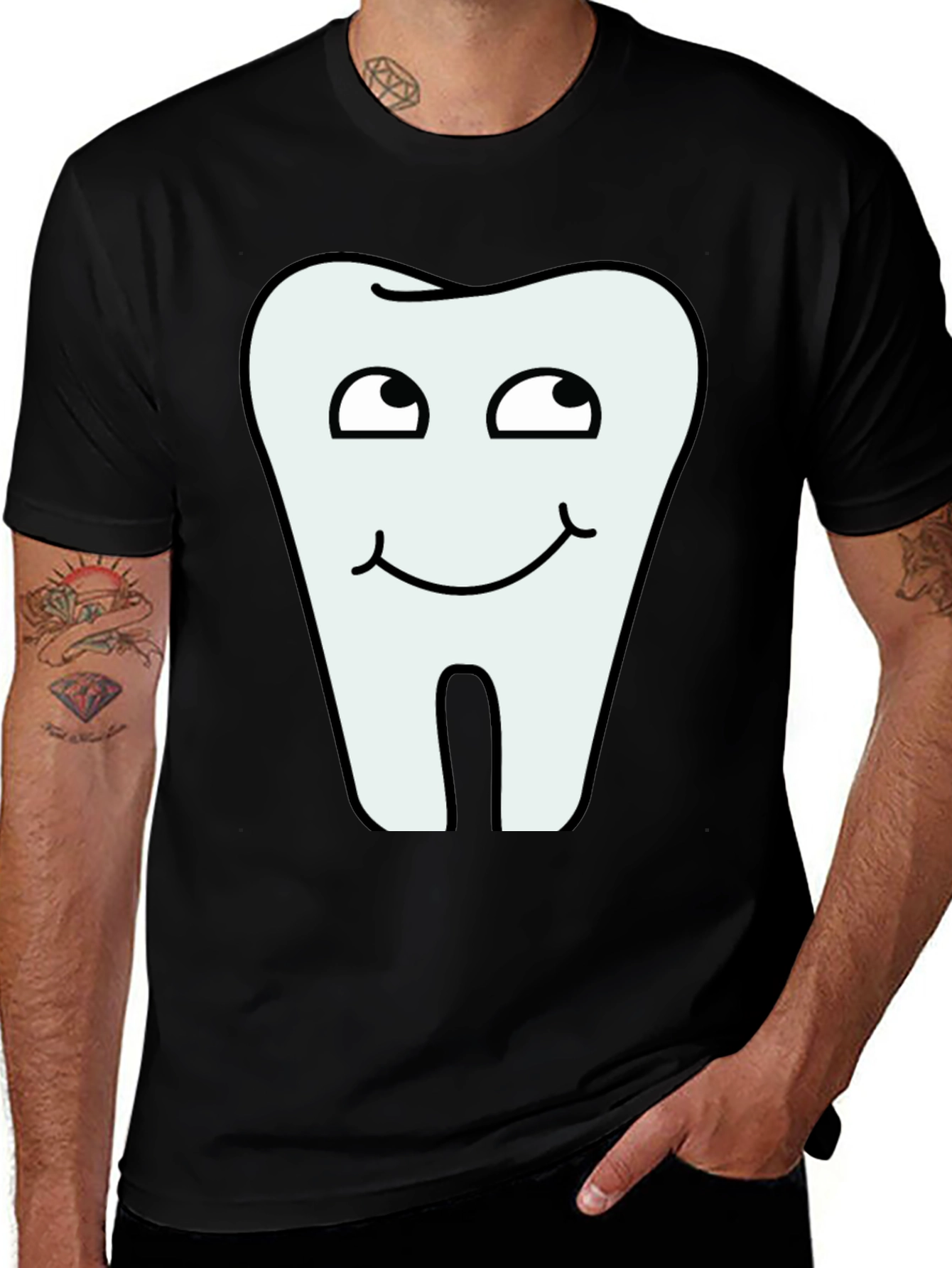 Variant 21 of Funny Tooth Graphic T-Shirt - Novelty Dentist Tee