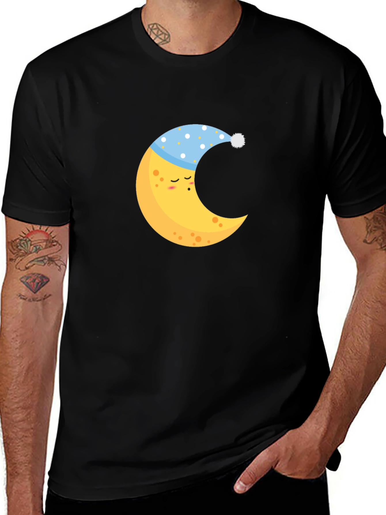 Variant 23 of Sleepy Moon T-Shirt - Dreamy Comfort
