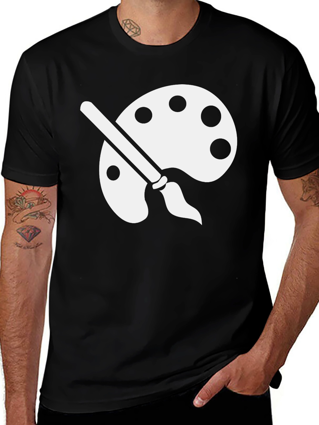 Variant 12 of Artist Palette T-Shirt - Creative Design