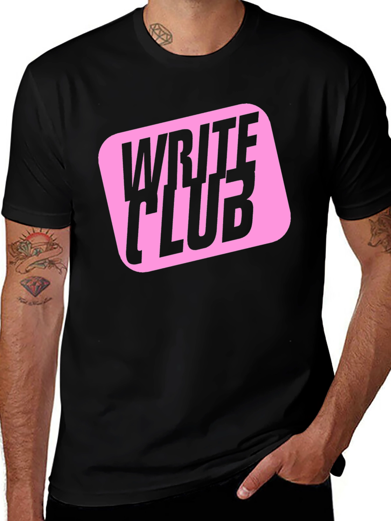 Write Club Graphic T-Shirt - Black
