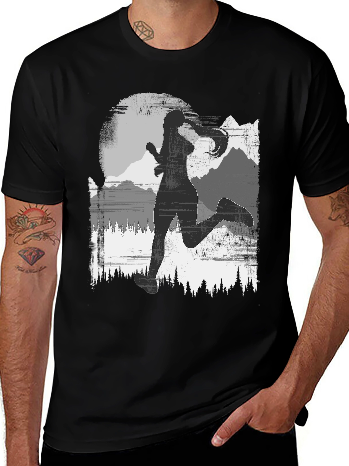 Variant 20 of Trail Runner T-Shirt - Women's Silhouette