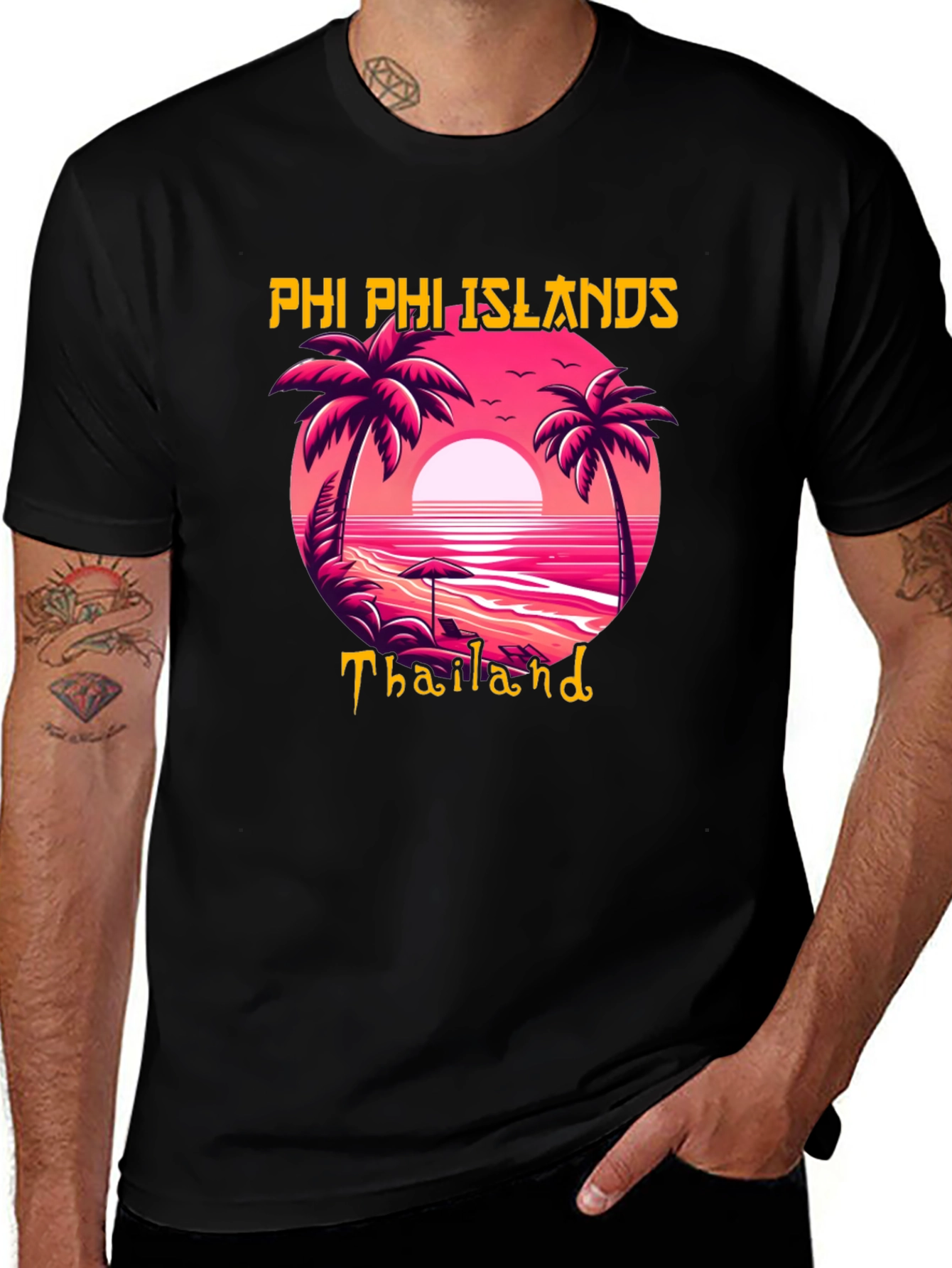 Variant 18 of Phi Phi Islands Thailand Graphic Tee