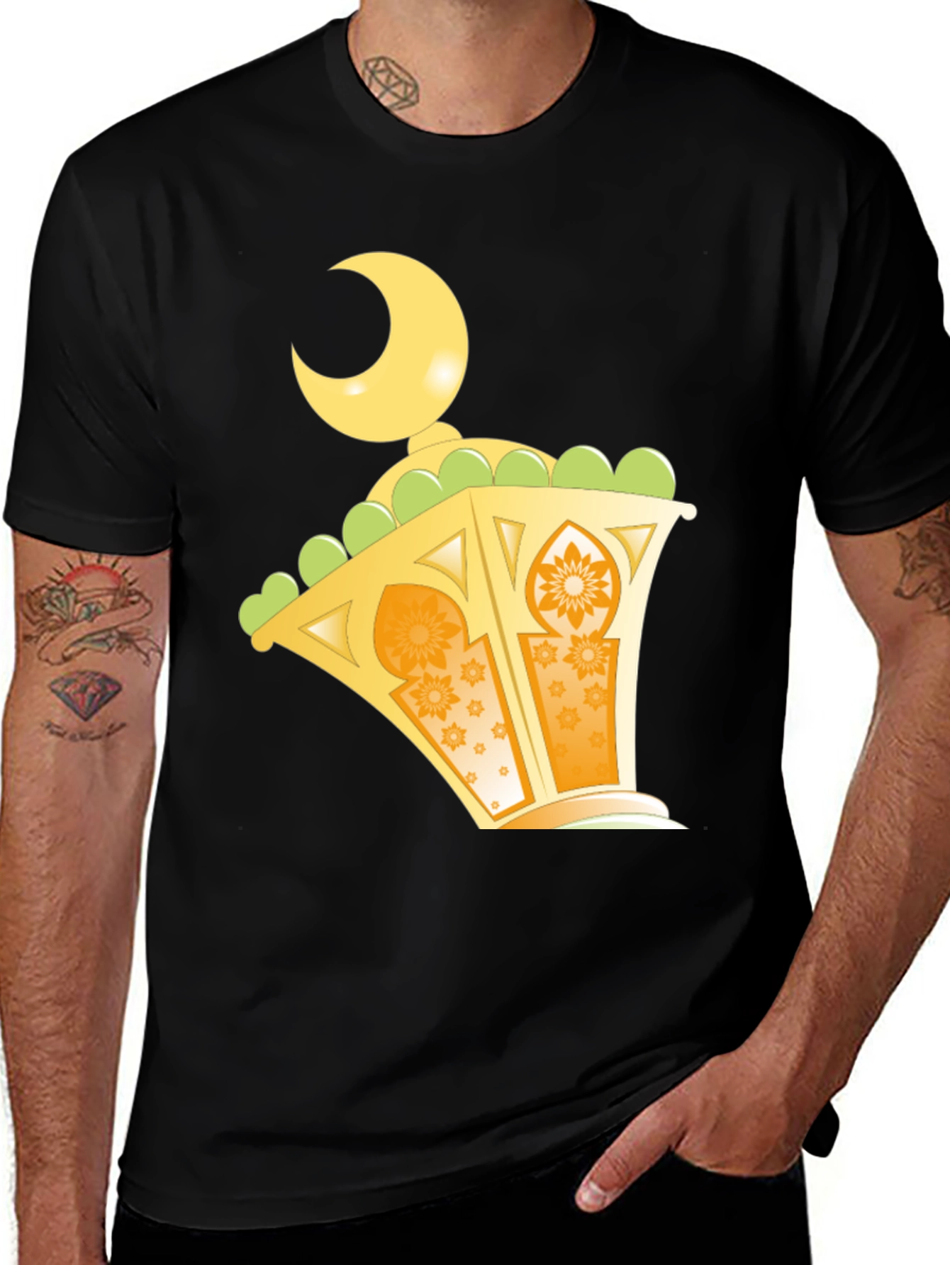 Variant 22 of Ramadan Lantern T-Shirt - Festive Graphic Tee