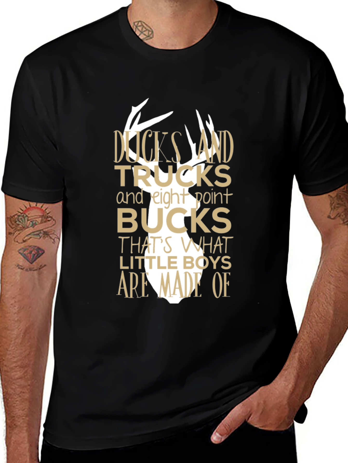 Ducks, Trucks, and Bucks Graphic T-Shirt
