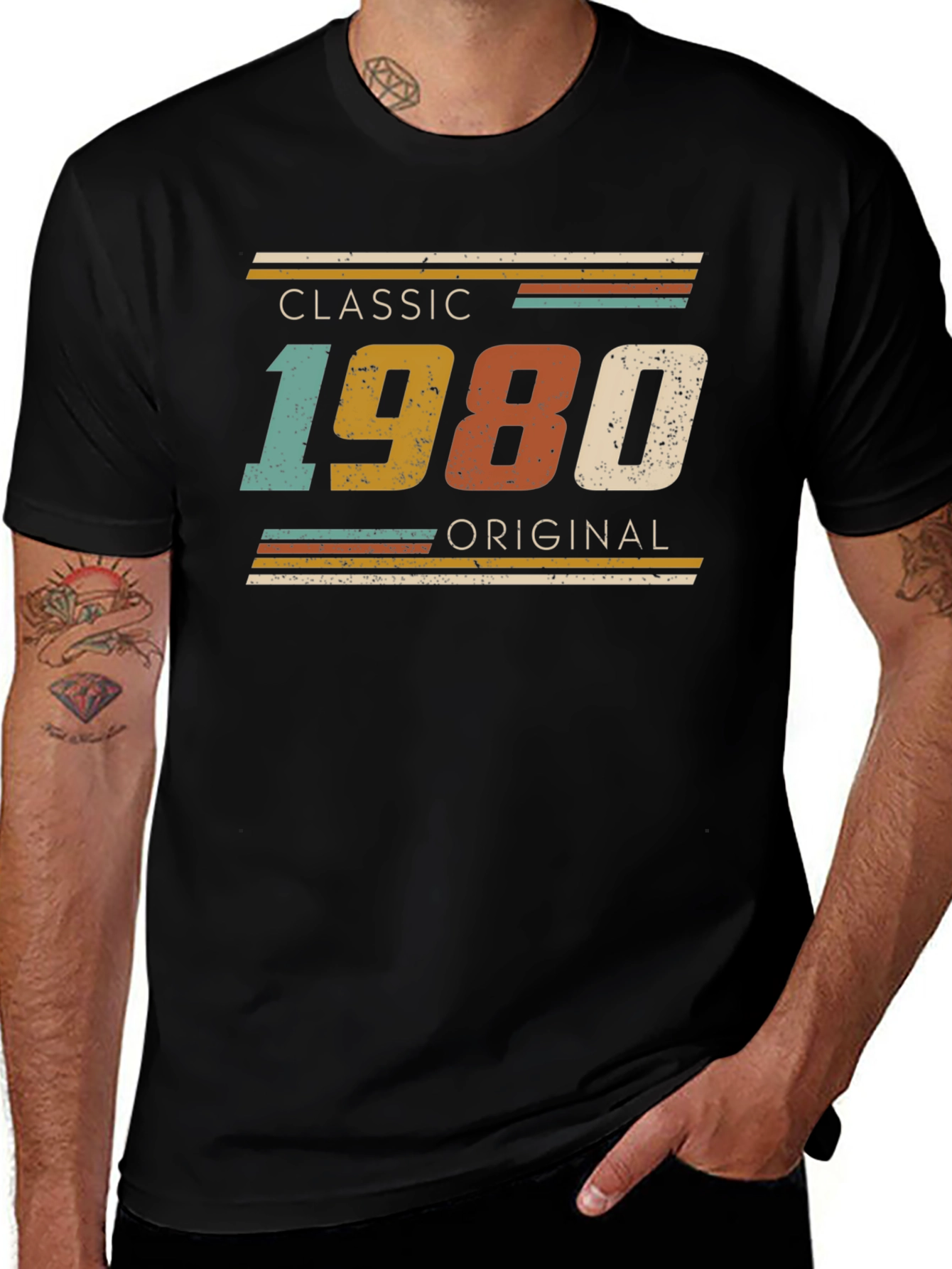 Variant 23 of Classic 1980 Vintage T-Shirt