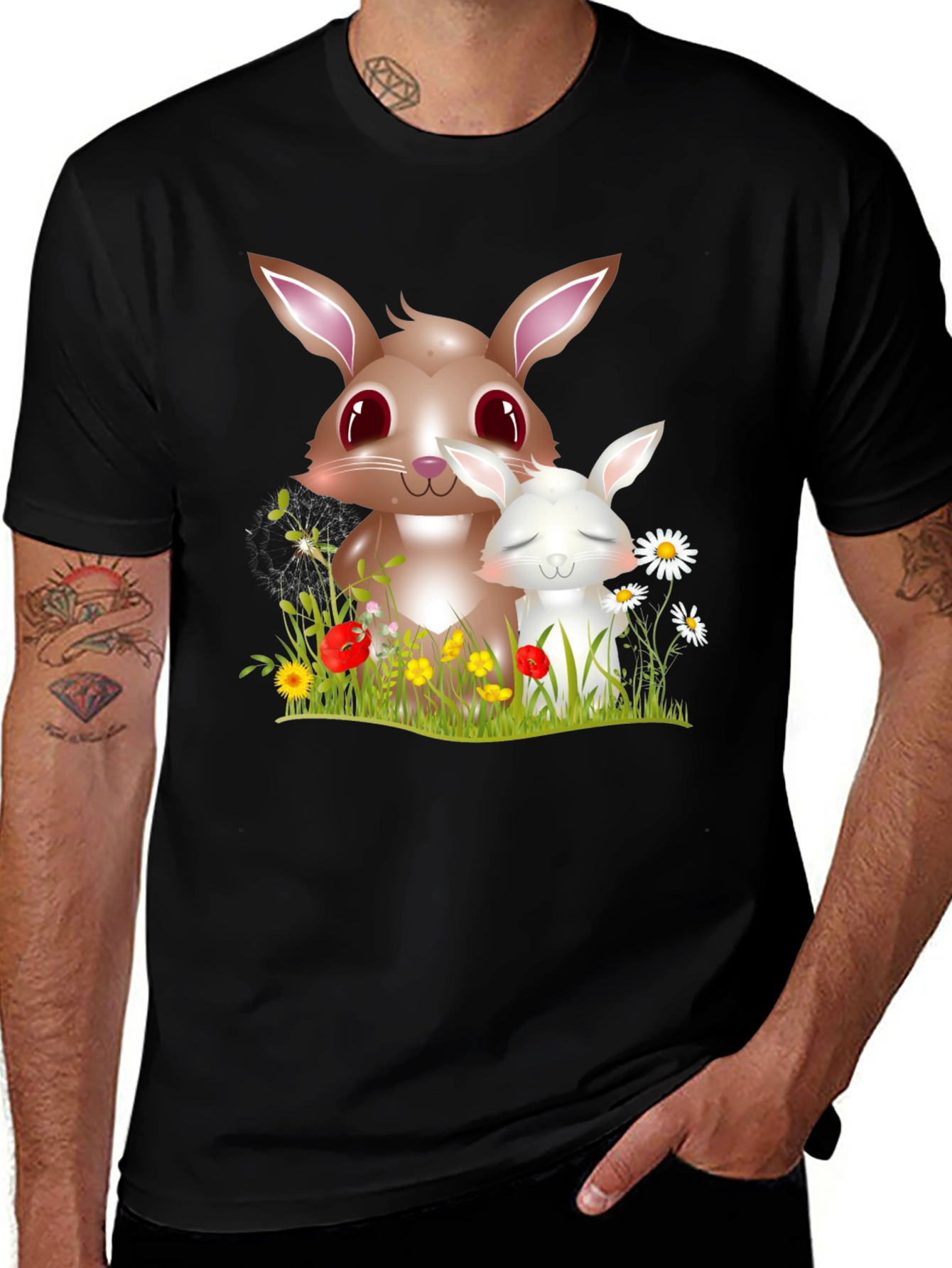 Variant 14 of Cute Bunny Family T-Shirt