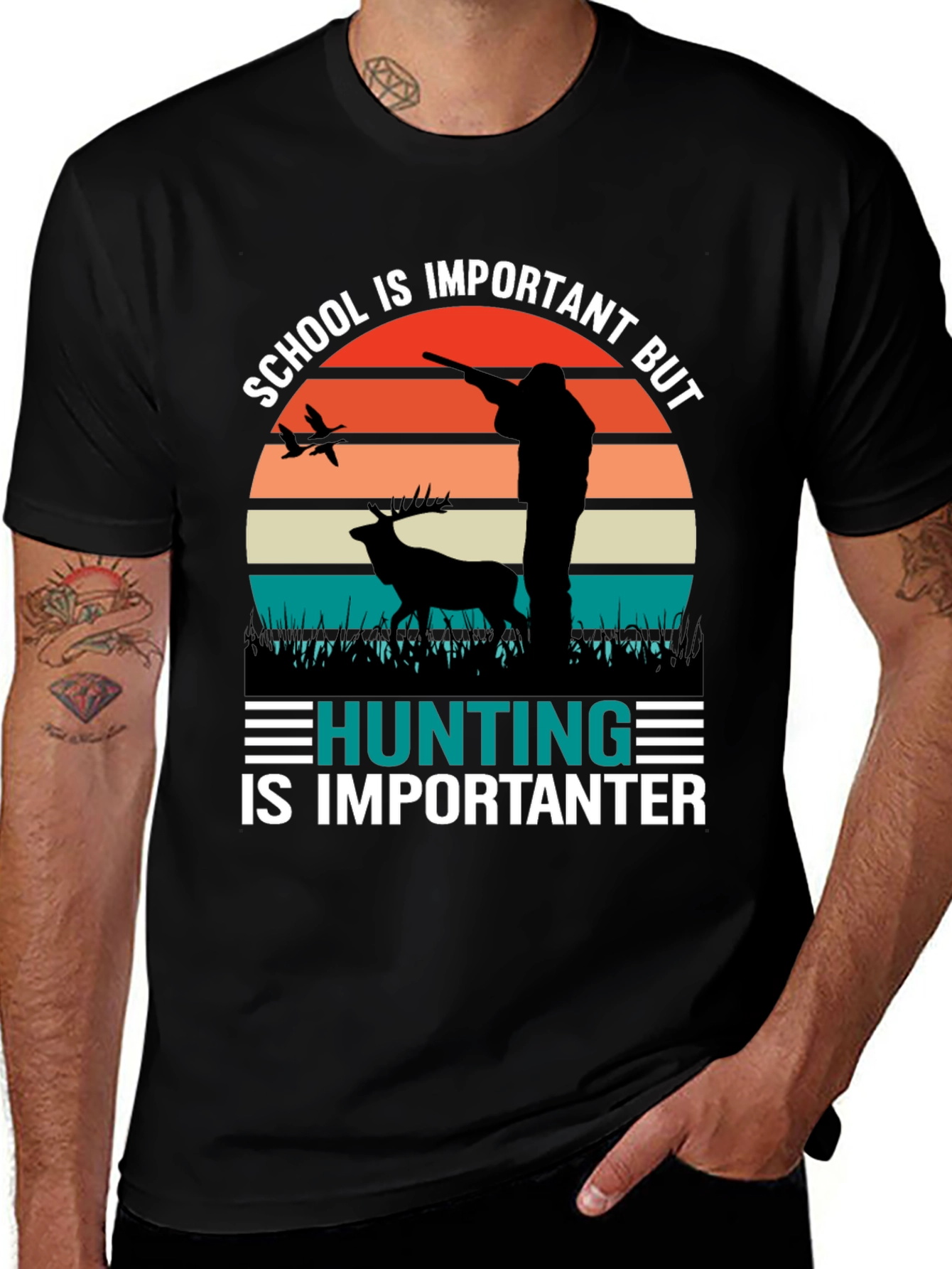 Variant 25 of Hunting Is Importanter Graphic T-Shirt