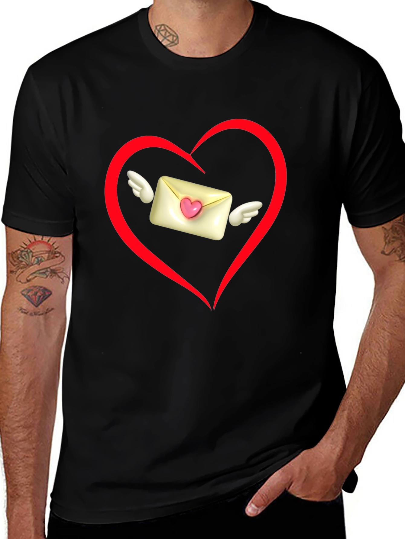 Heart Envelope Valentine's Day T-Shirt