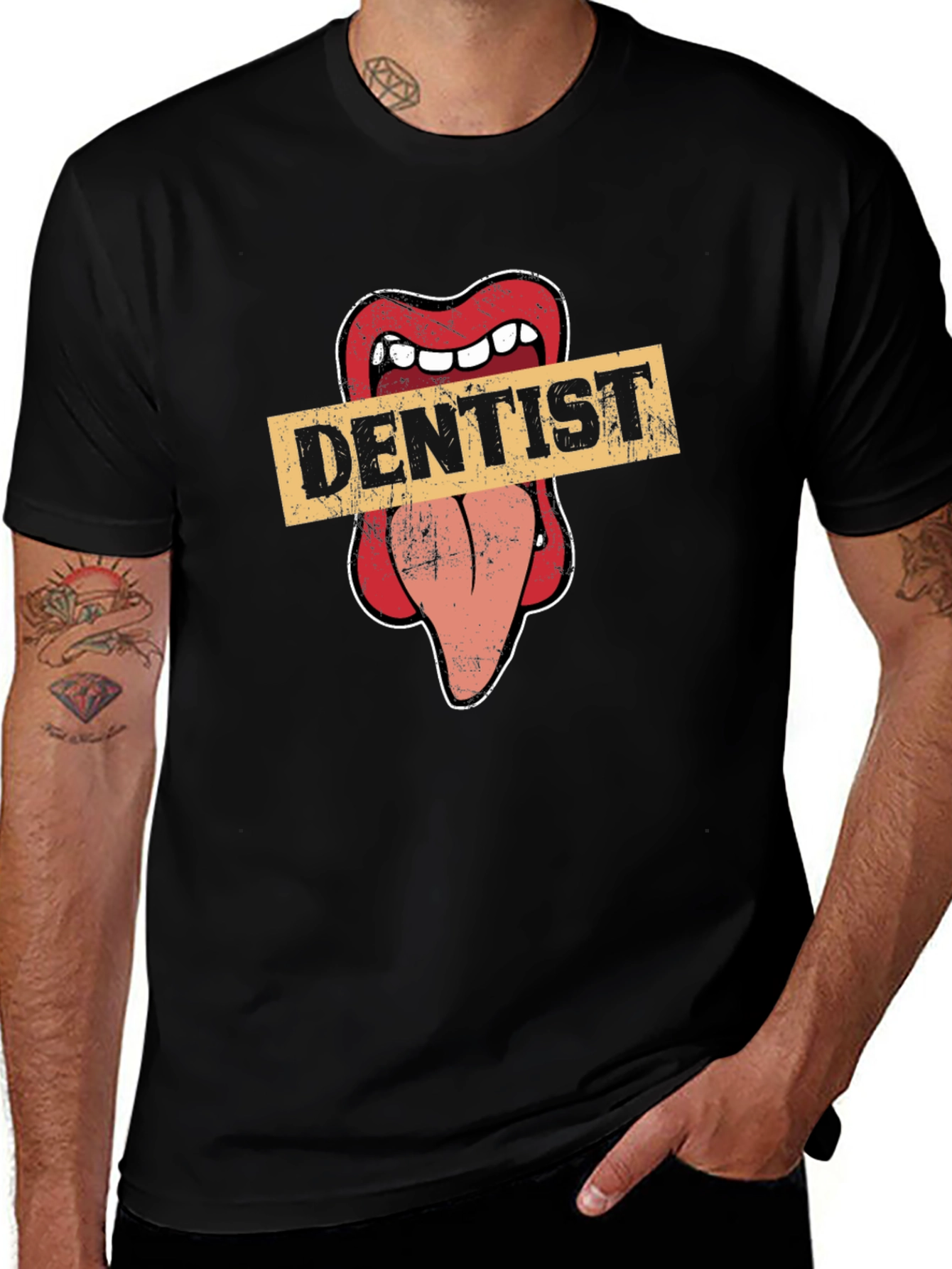Dentist Tongue Graphic T-Shirt - Unisex
