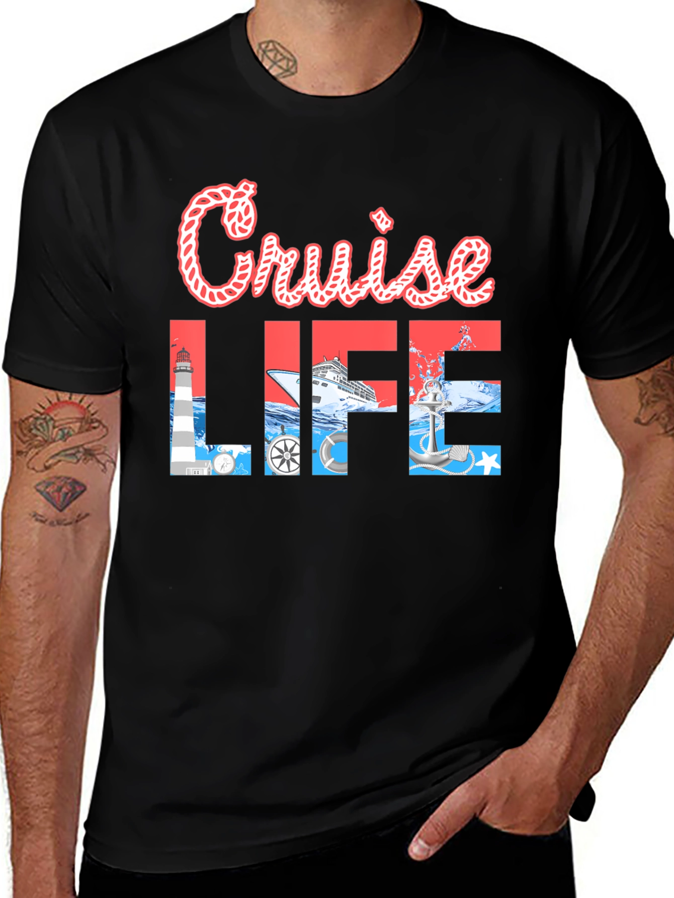Variant 23 of Cruise Life Graphic T-Shirt