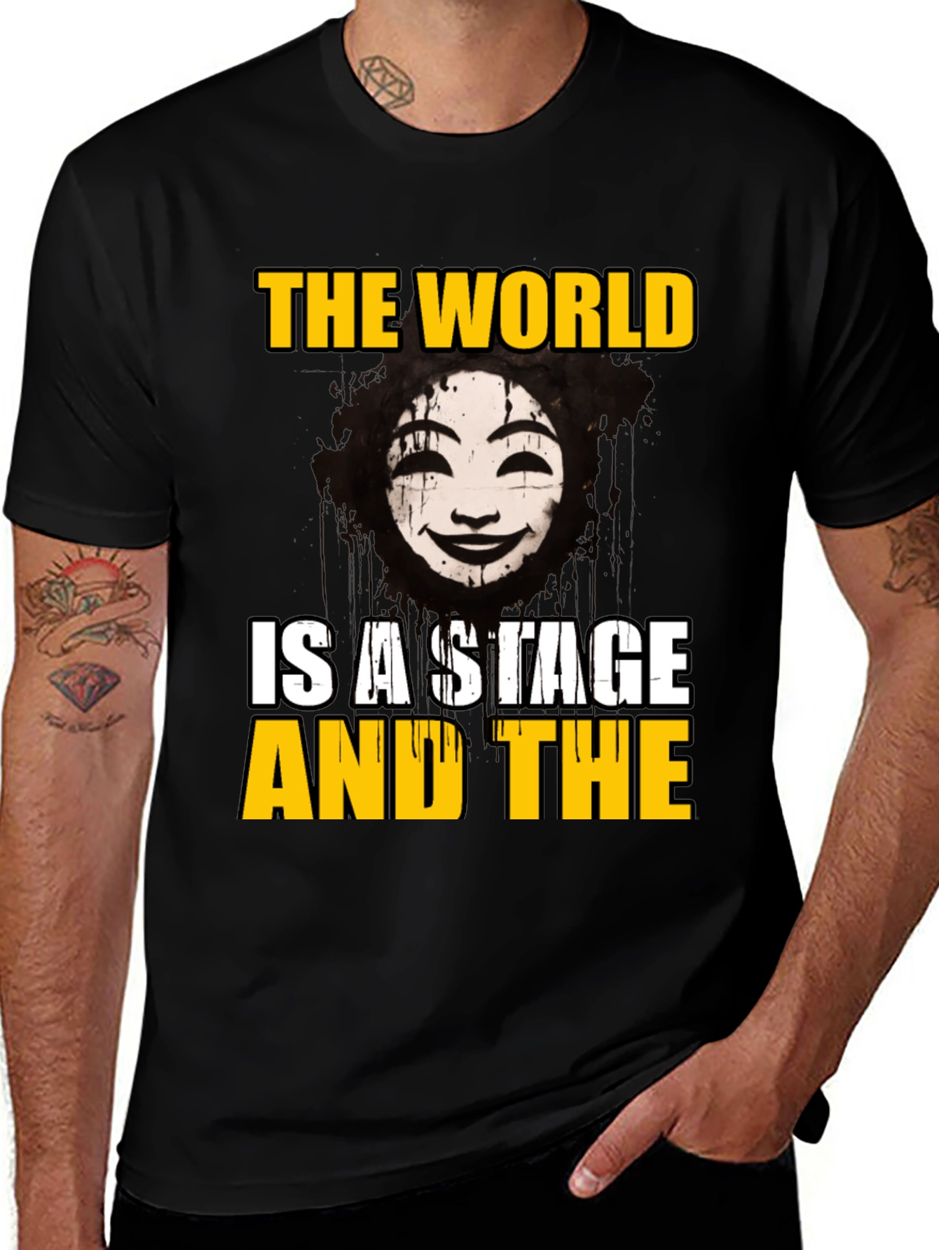 Variant 29 of The World Is A Stage Graphic Tee