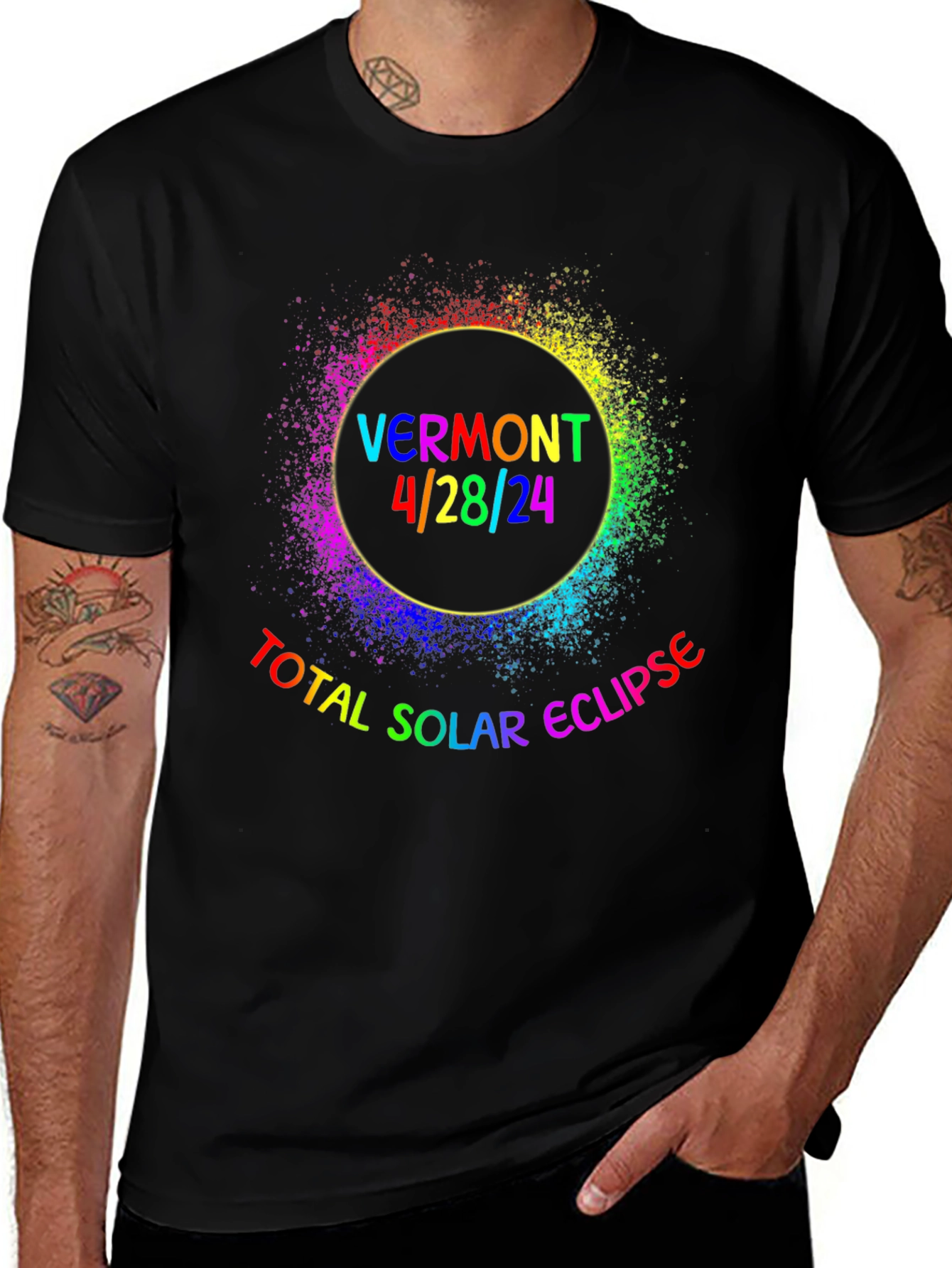 Vermont Solar Eclipse 4/28/24 T-Shirt