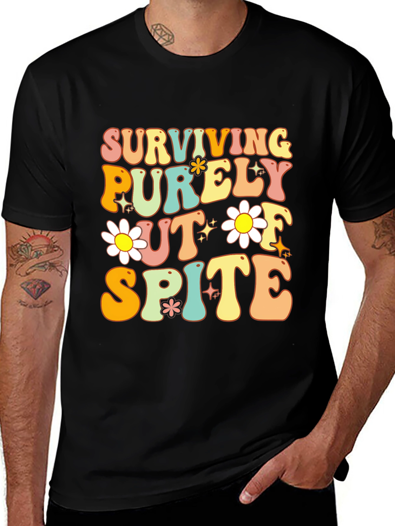 Variant 17 of Surviving Purely Out of Spite Graphic Tee