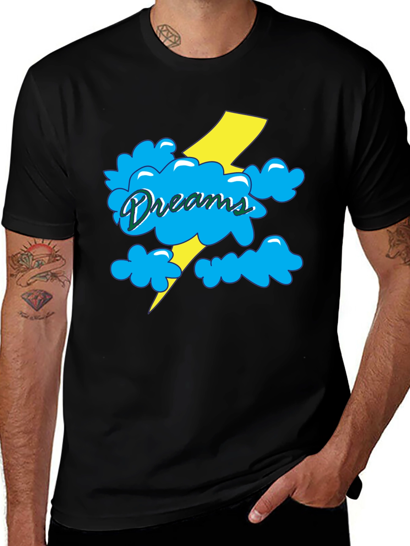 Variant 29 of Dreams Lightning Bolt Graphic T-Shirt