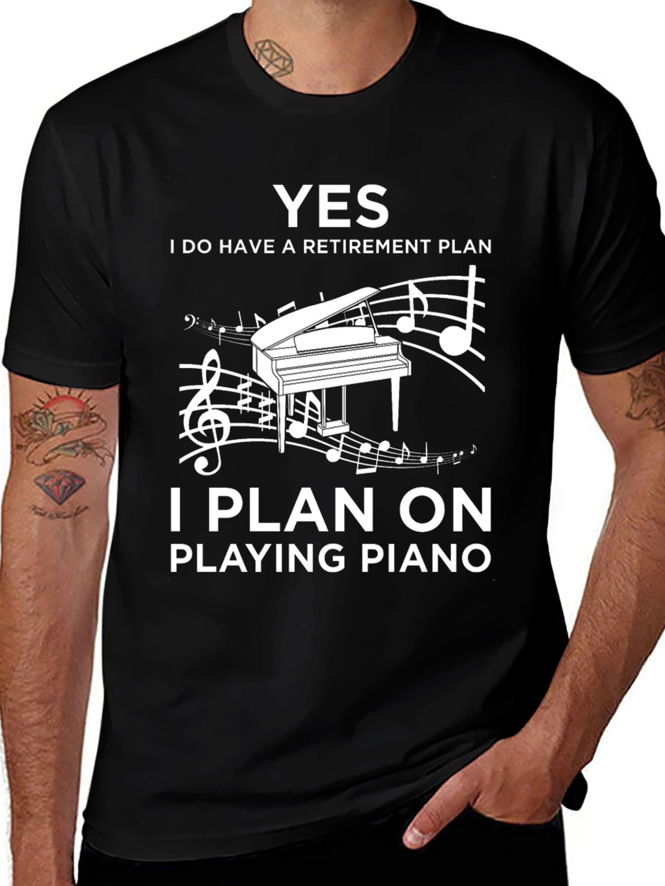 Variant 26 of Piano Retirement Plan T-Shirt
