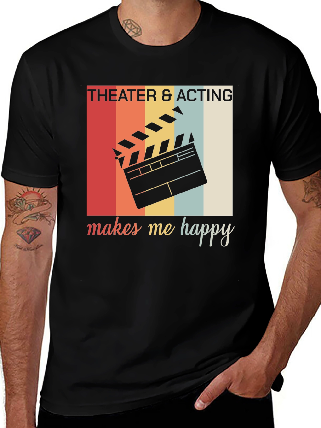 Variant 26 of Theater & Acting Makes Me Happy T-Shirt