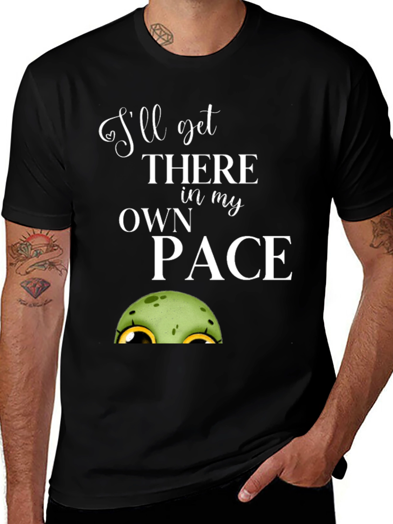 Variant 25 of Own Pace Turtle Tee - Funny Slow and Steady T-Shirt