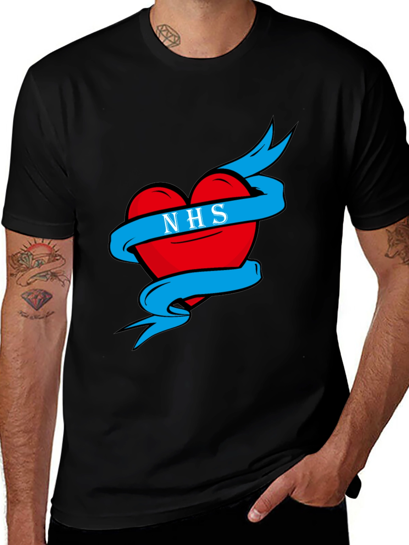 NHS Heart T-Shirt - Support Our Heroes!