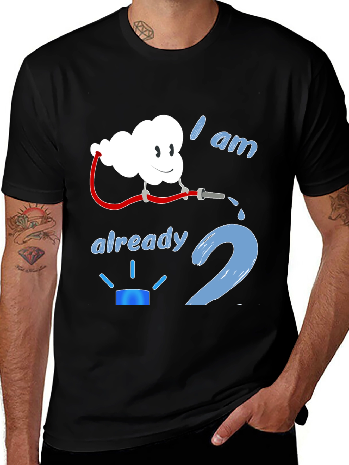 Variant 2 of Funny 'I am already 2' Birthday T-Shirt