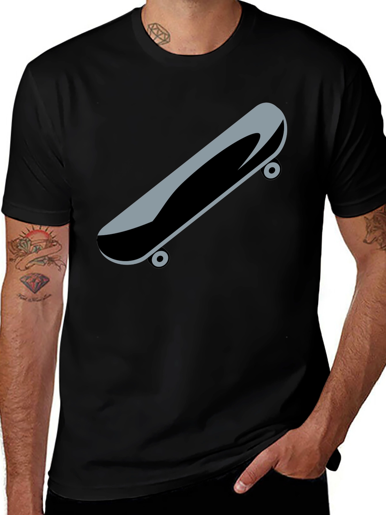 Variant 9 of Skateboarding Tee - Cool Skateboard Graphic T-Shirt
