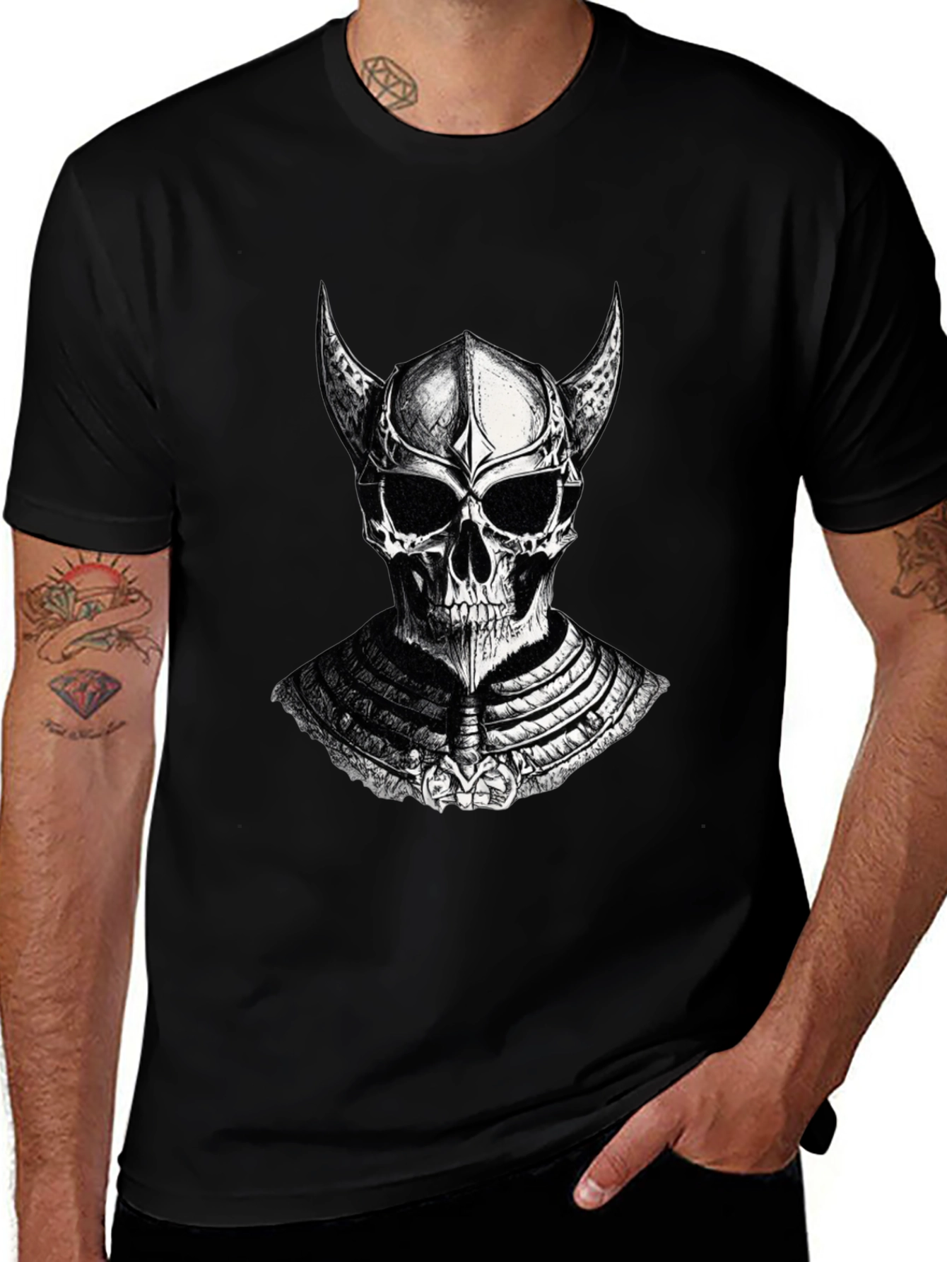 Variant 27 of Skull Warrior Graphic T-Shirt