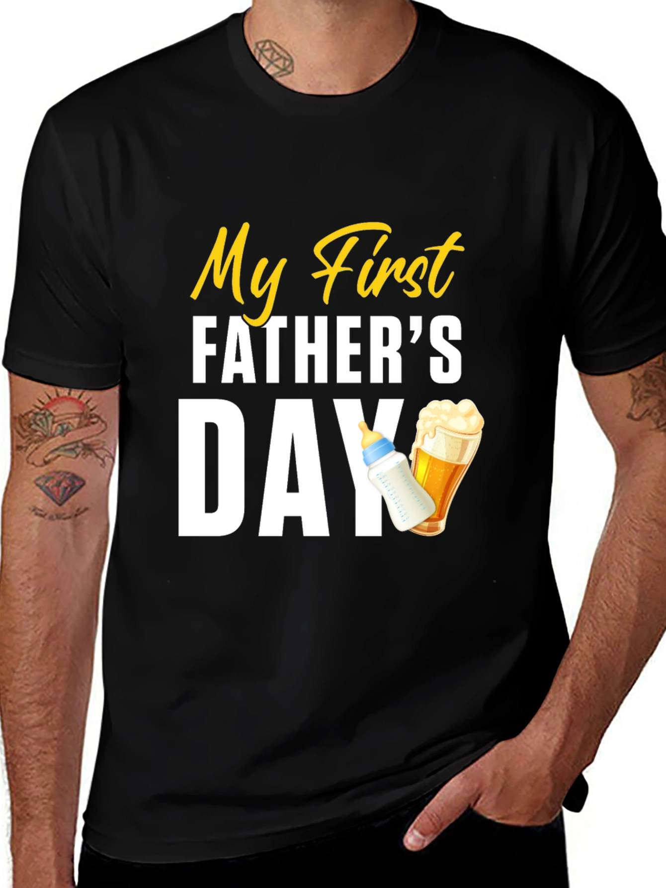 My First Father's Day T-Shirt - New Dad Gift
