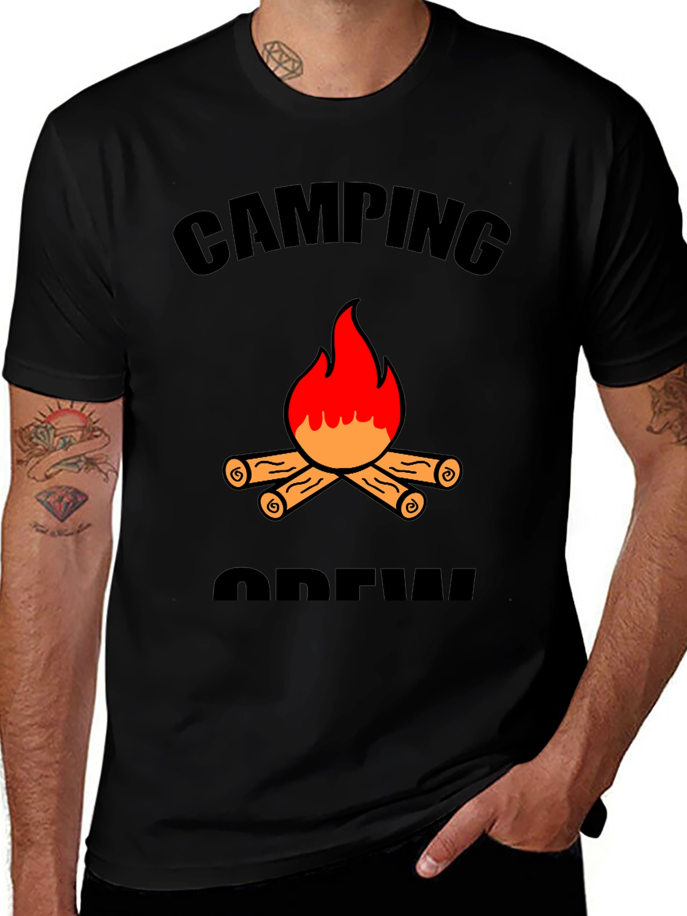 Camping Crew Graphic T-Shirt
