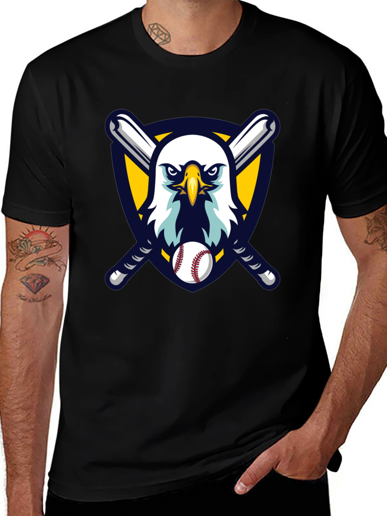 Variant 14 of Eagle Baseball T-Shirt