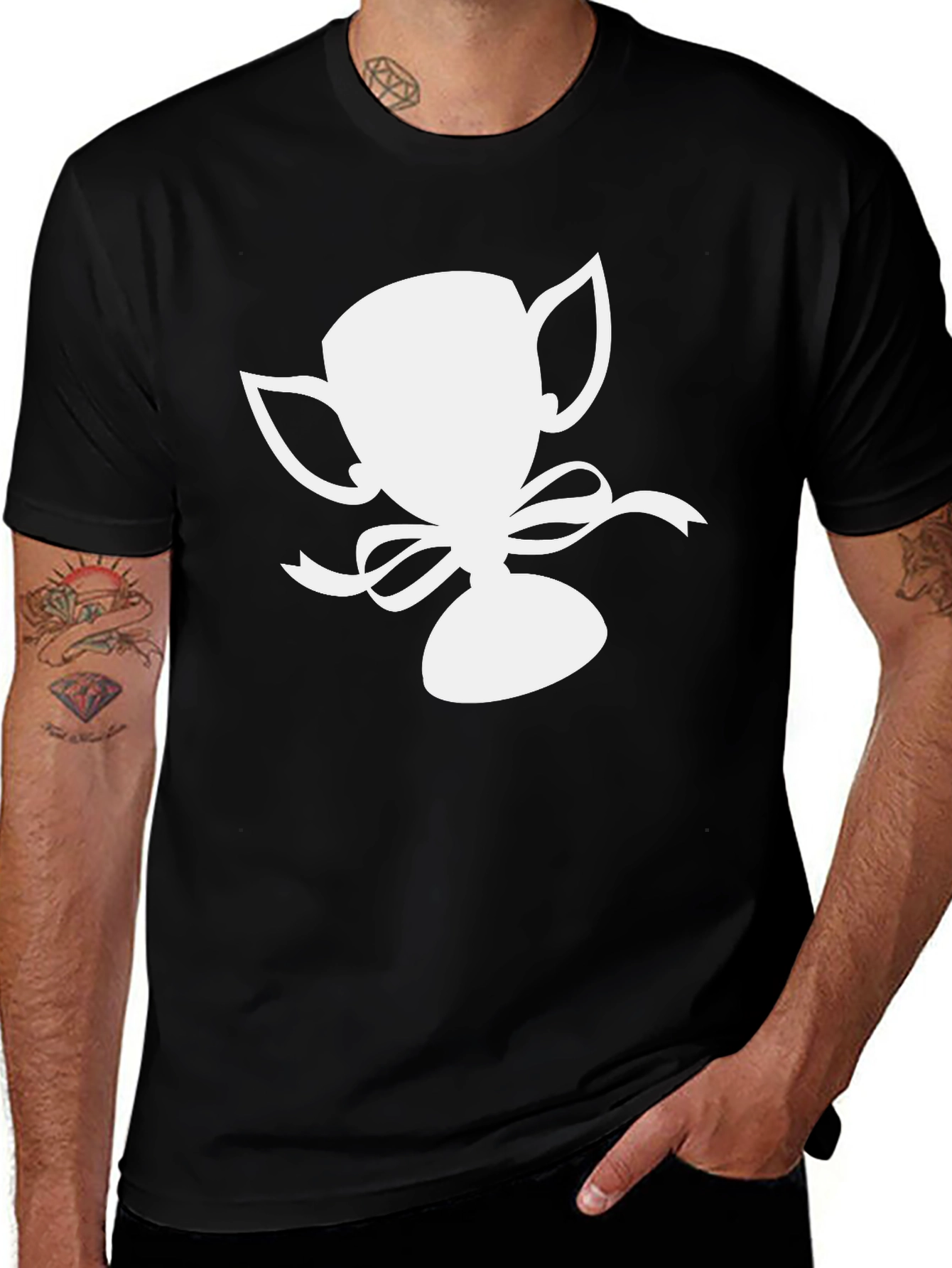 Variant 30 of Trophy Graphic Tee - Black Cotton Blend