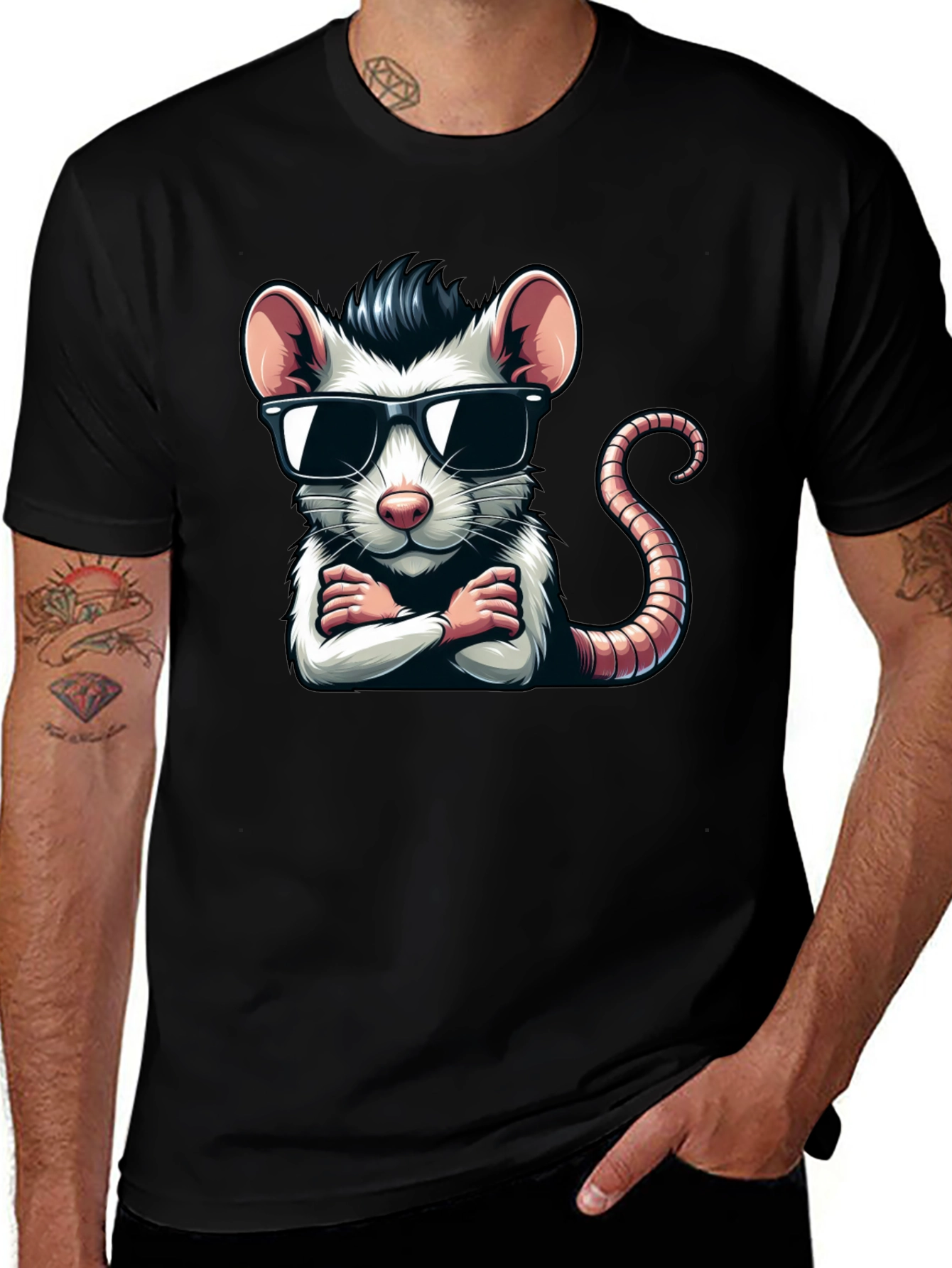 Variant 27 of Cool Rat Graphic T-Shirt