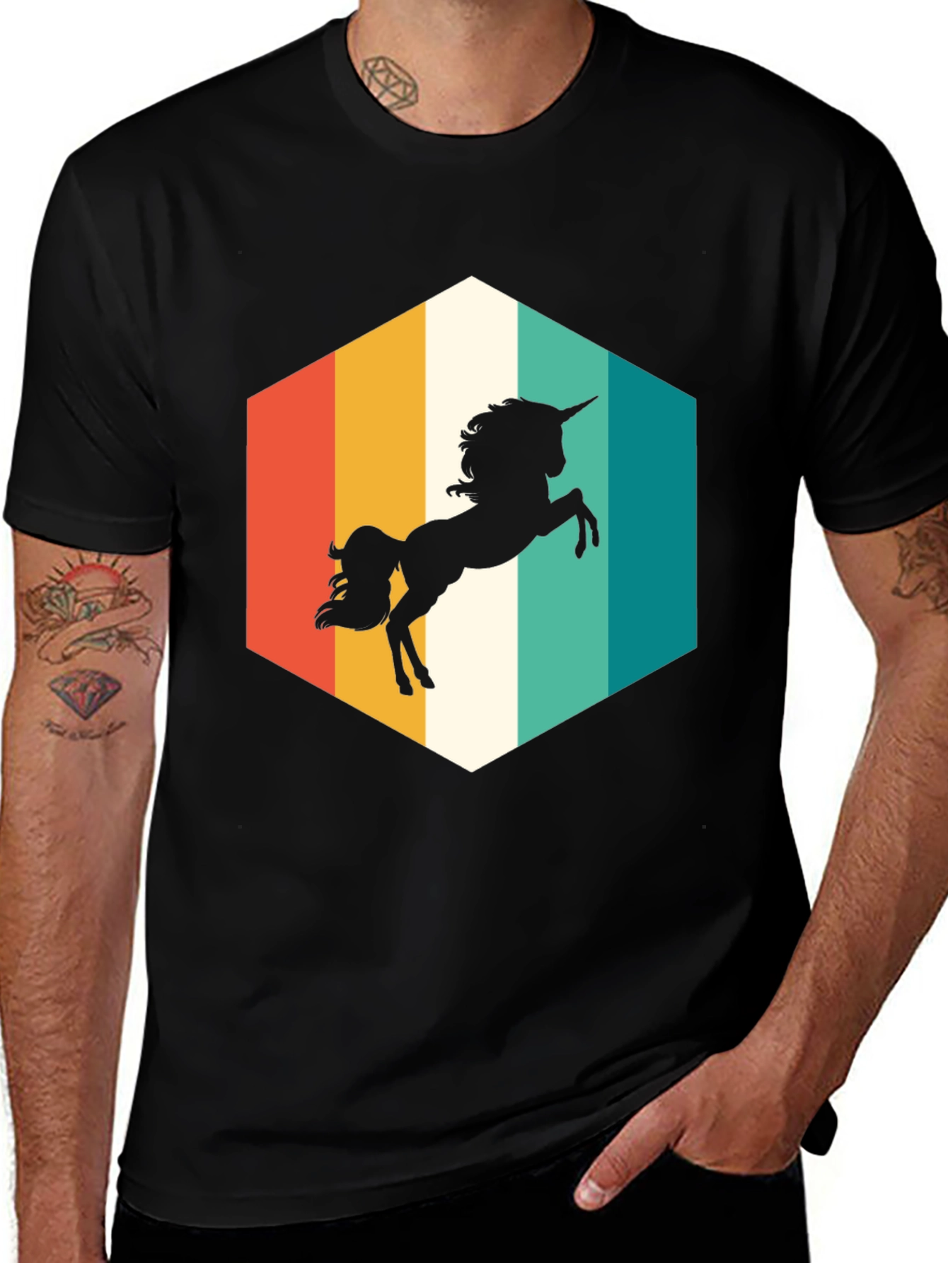 Variant 24 of Retro Unicorn Graphic Tee
