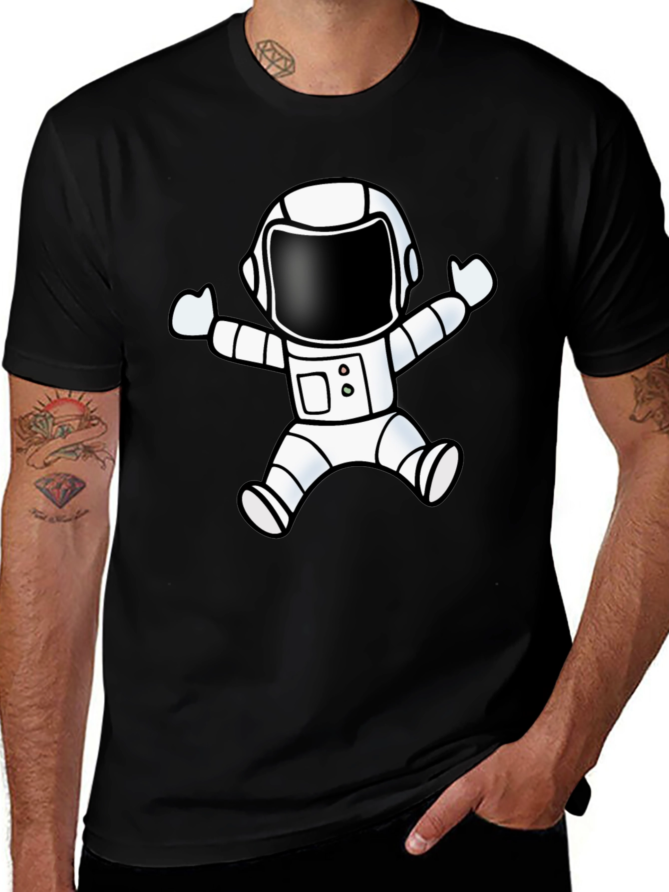 Variant 14 of Astronaut Graphic T-Shirt - Fun & Unique Style