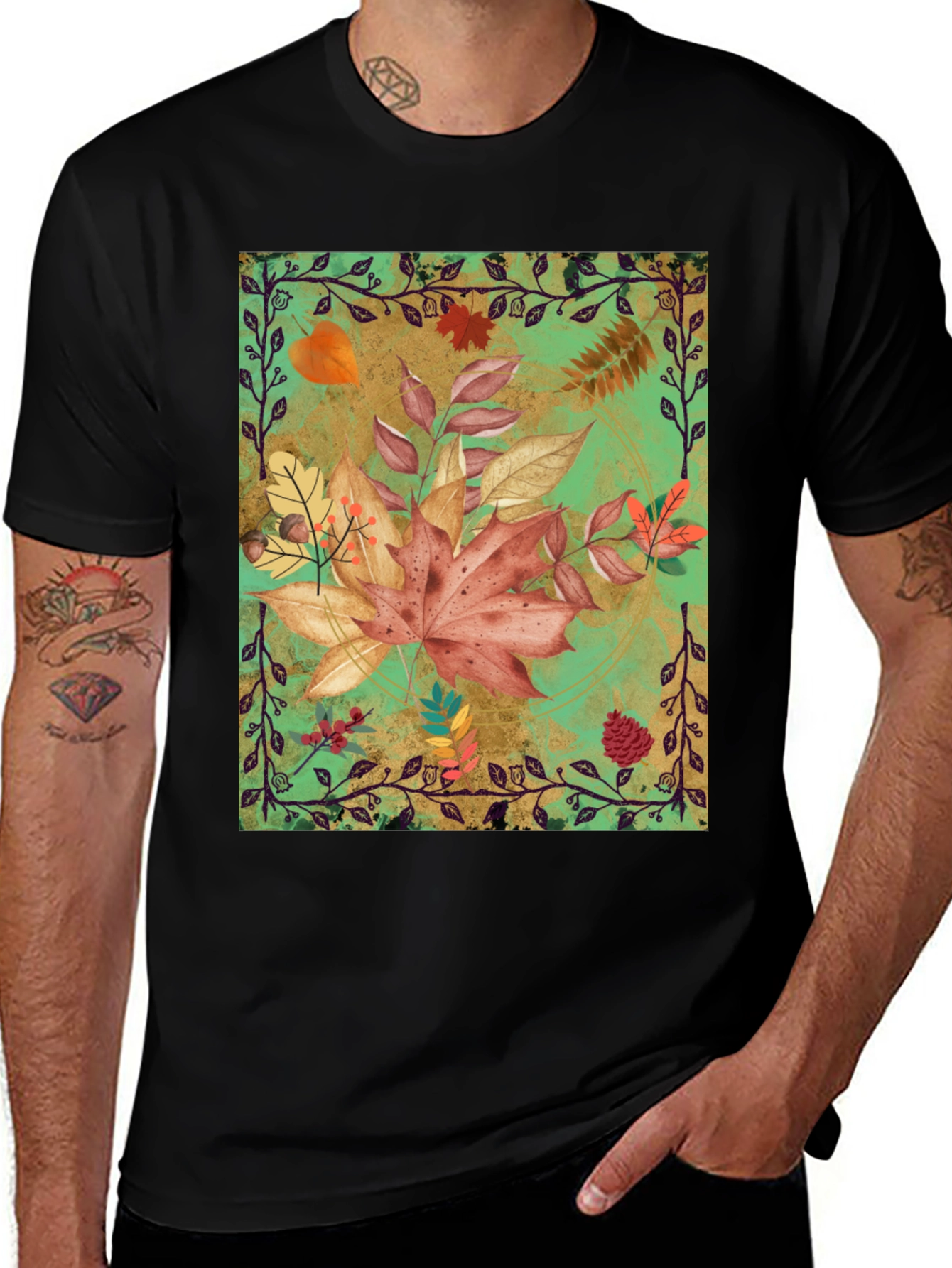 Variant 5 of Autumn Leaves Graphic Tee