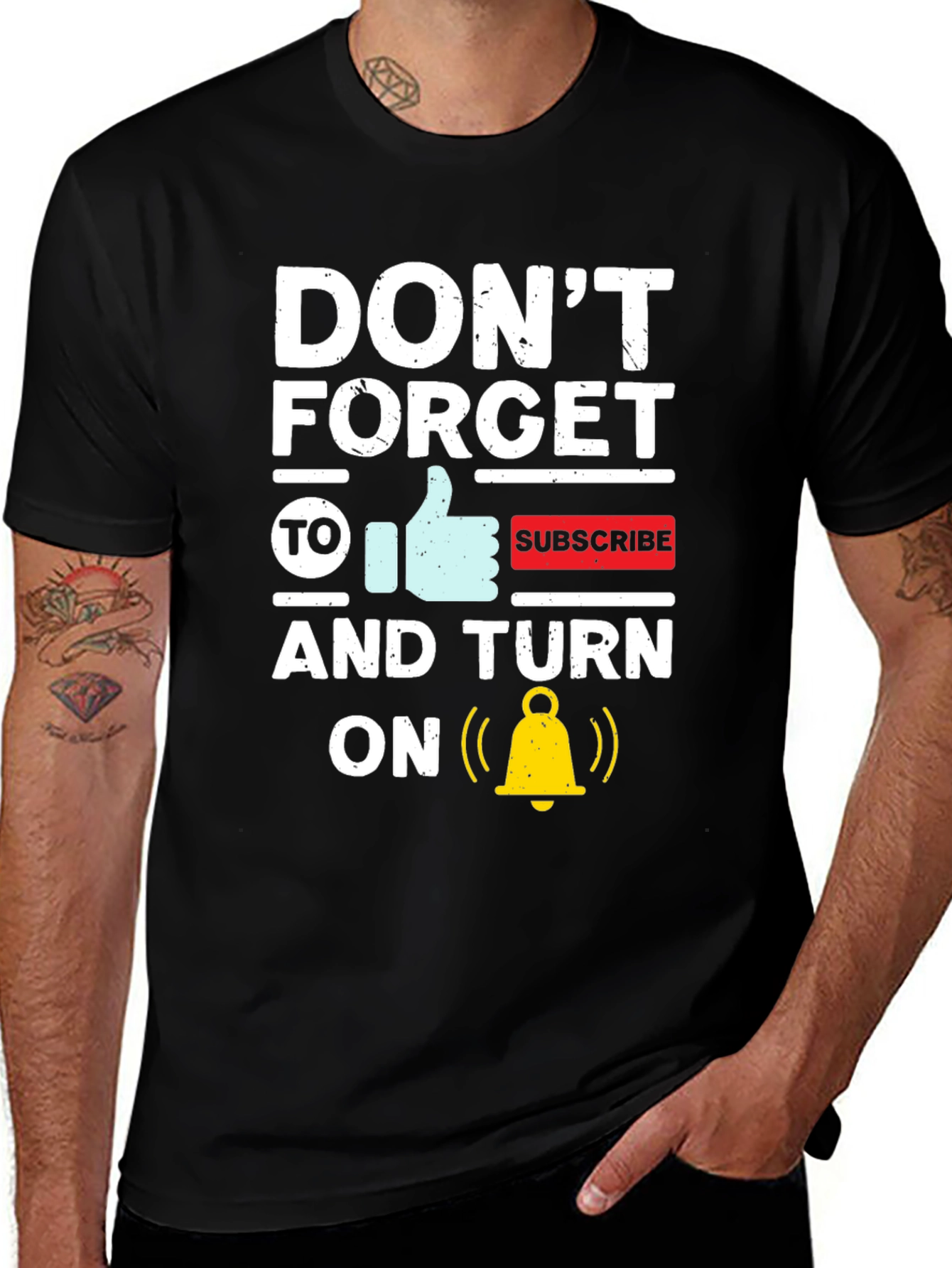 Don't Forget To Subscribe Graphic Tee