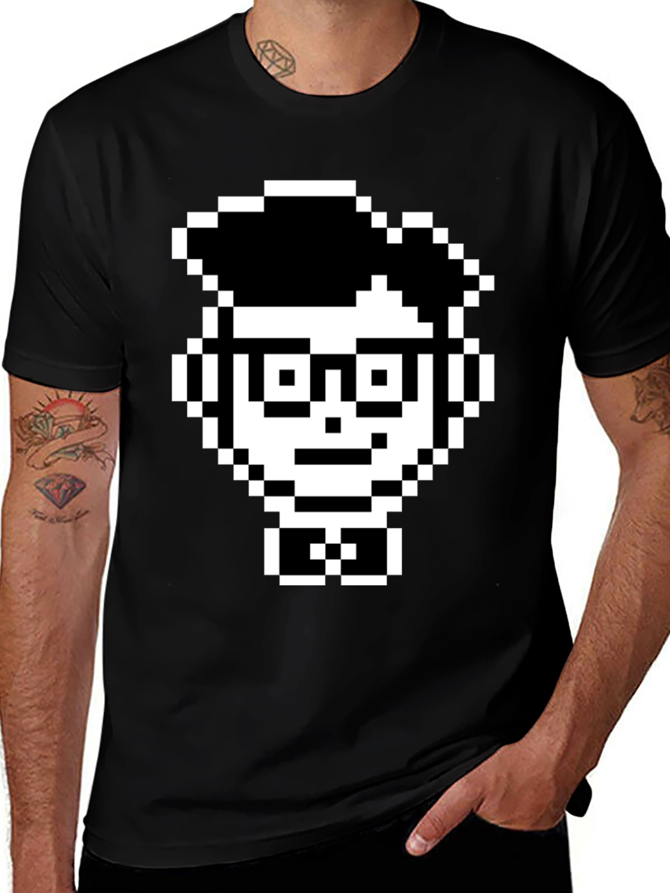 Variant 17 of Pixel Nerd Graphic Tee