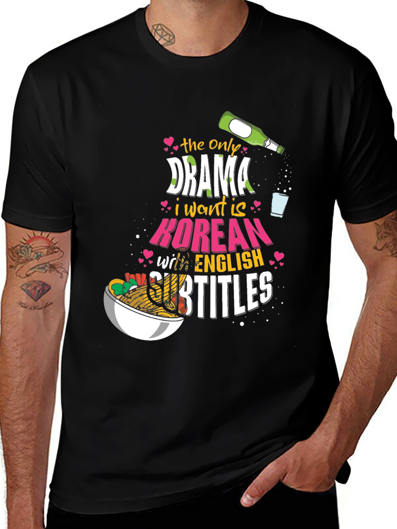 Korean Drama T-Shirt - English Subtitles Tee