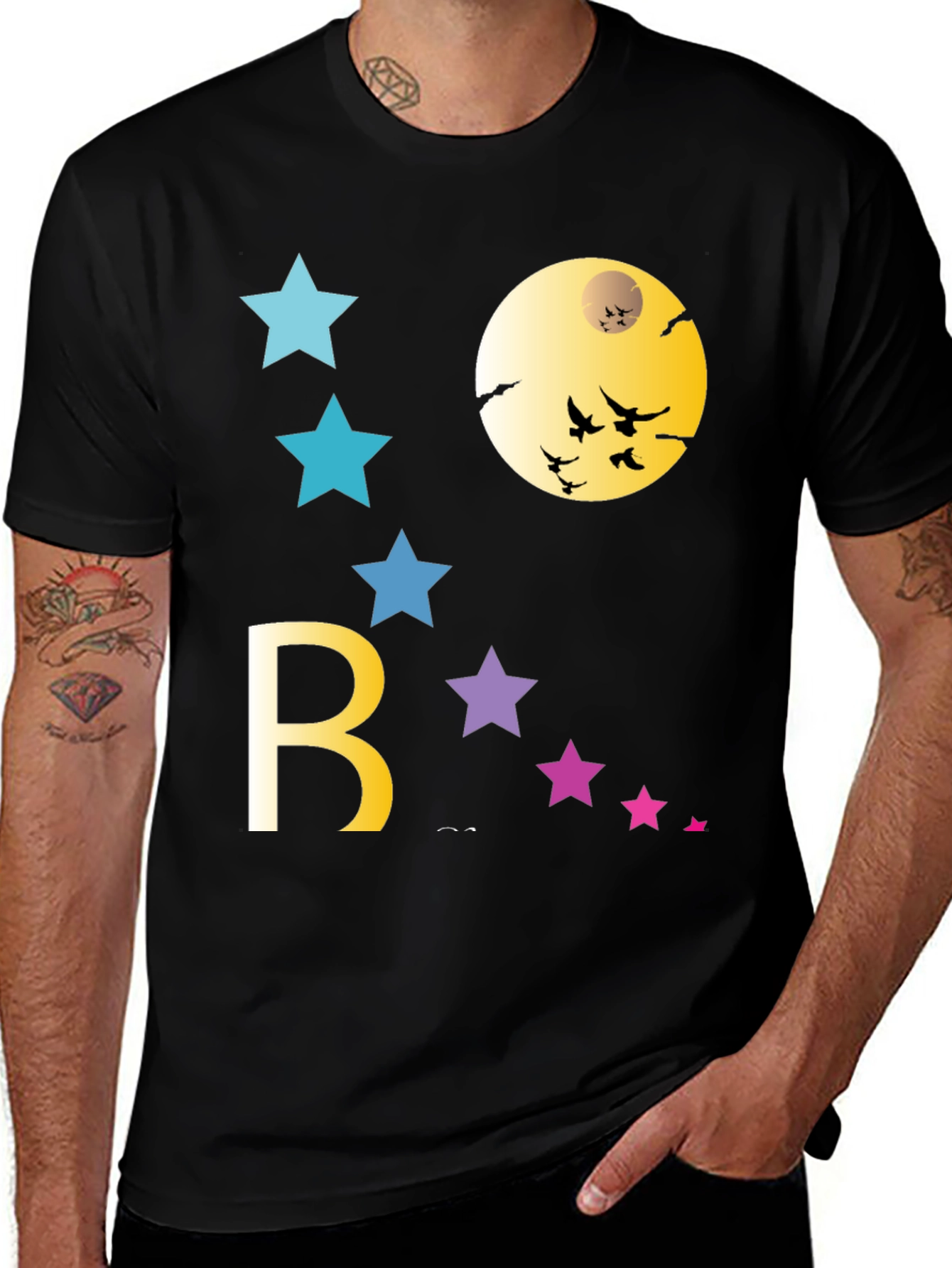 Variant 18 of Night Sky Graphic Tee