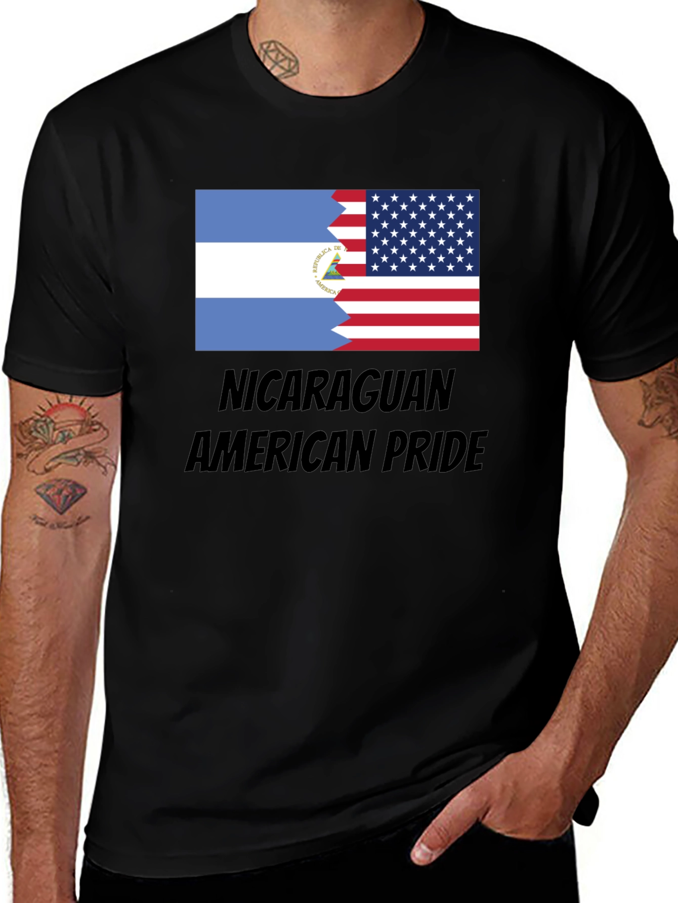 Nicaraguan American Pride T-Shirt