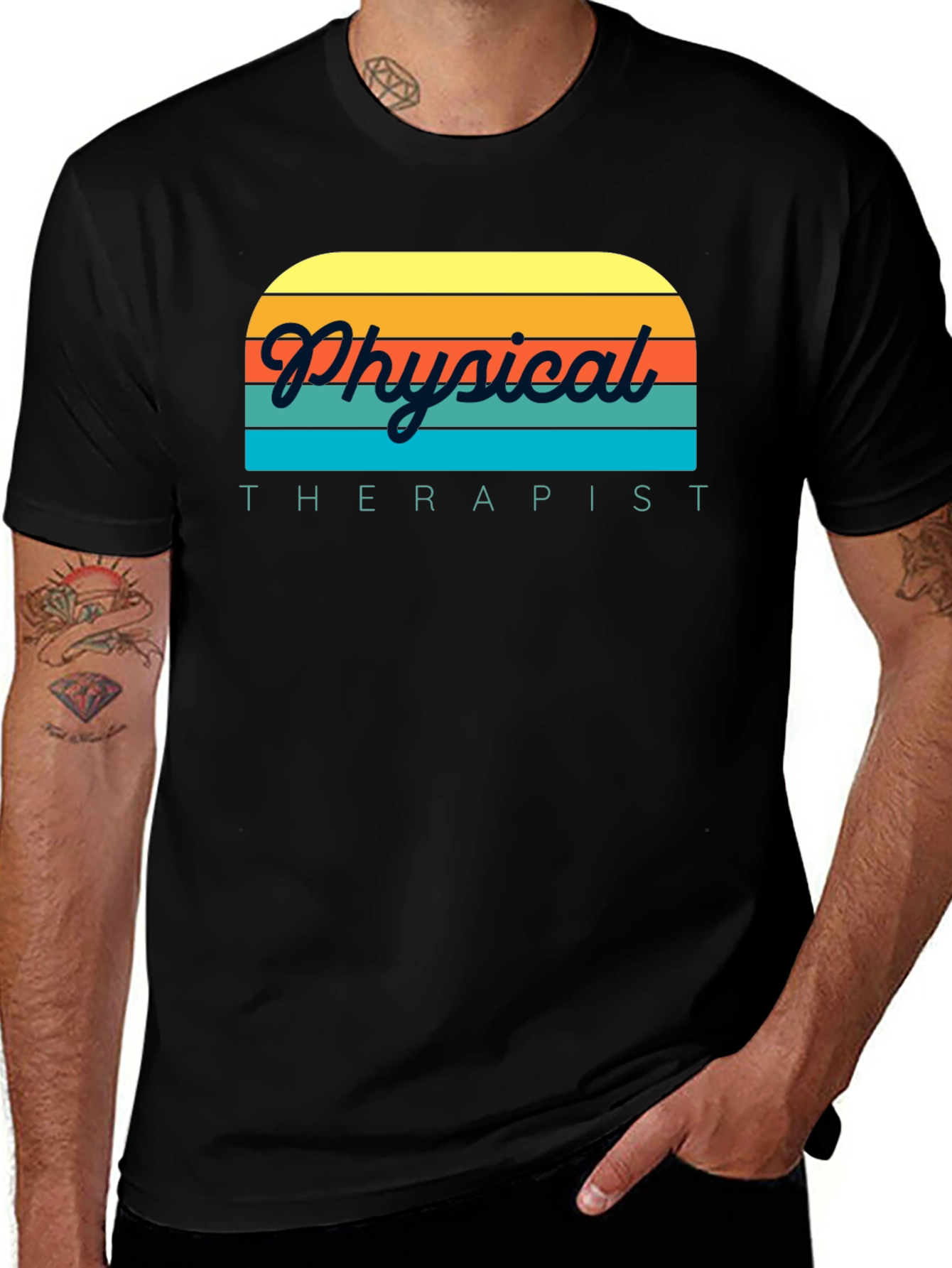 Physical Therapist Retro Graphic Tee