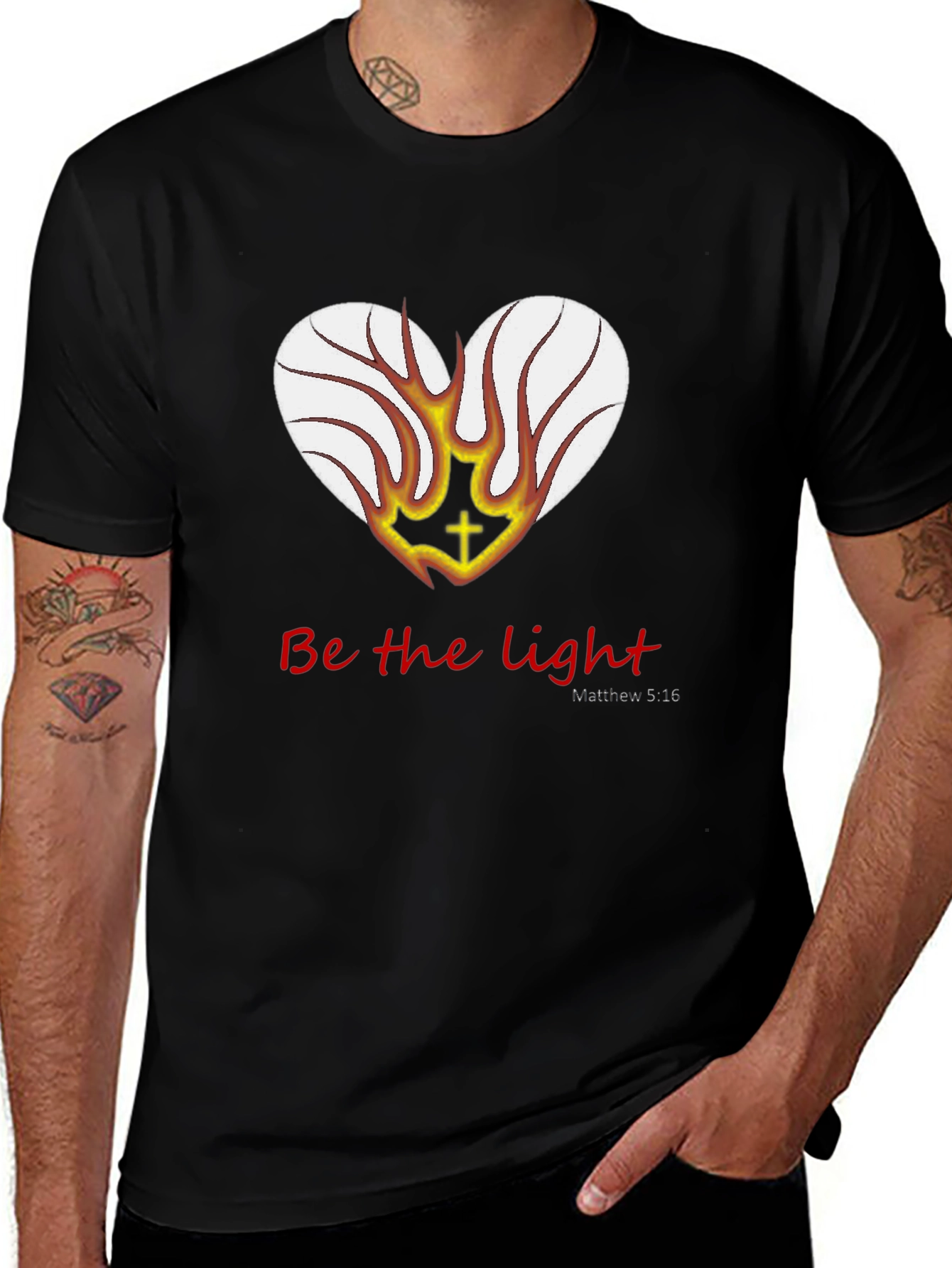Be the Light T-Shirt - Christian Faith Tee
