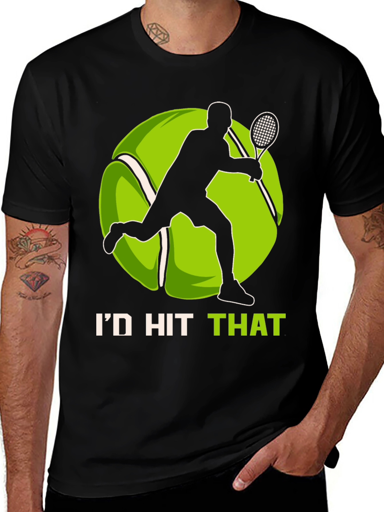 Variant 28 of I'd Hit That Tennis T-Shirt