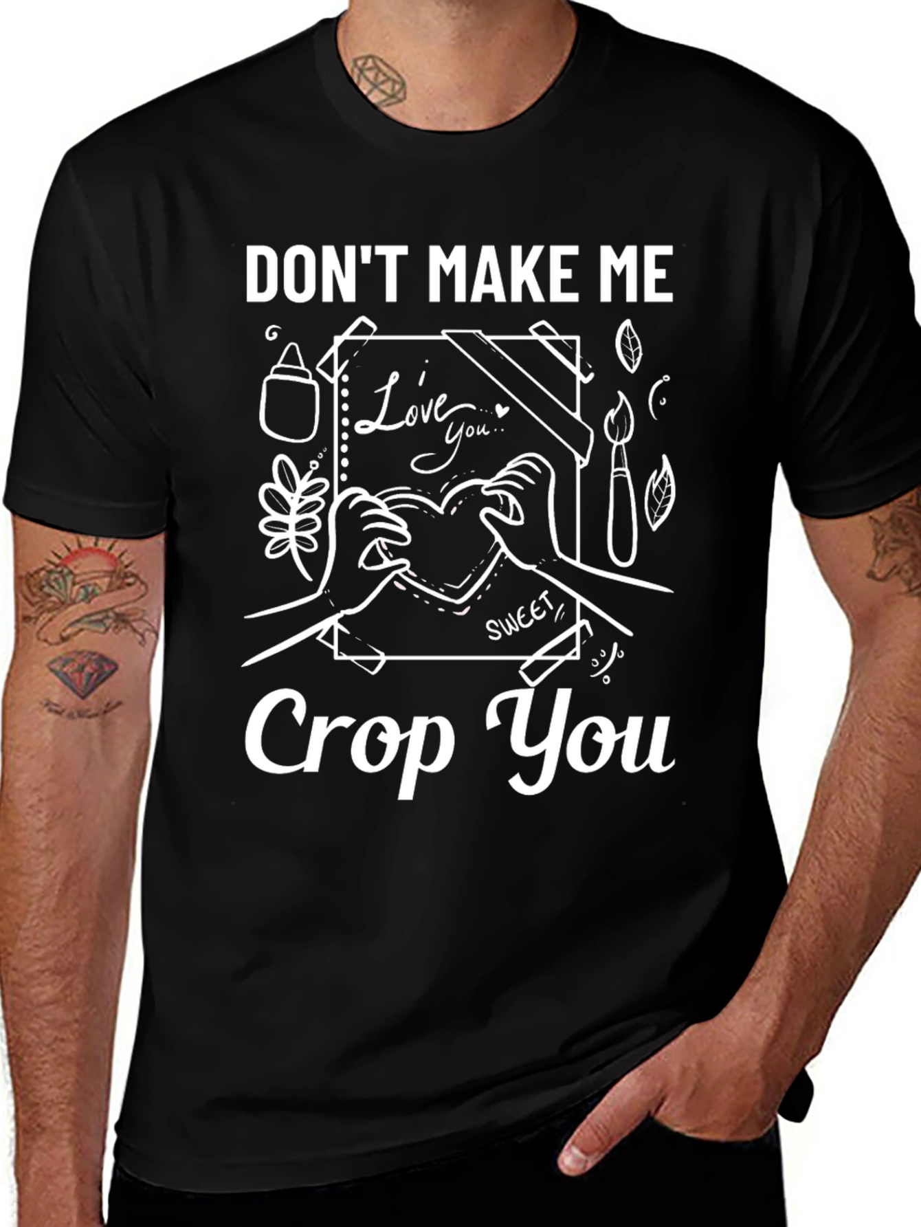 Variant 11 of Don't Make Me Crop You T-Shirt Funny Photography Humor