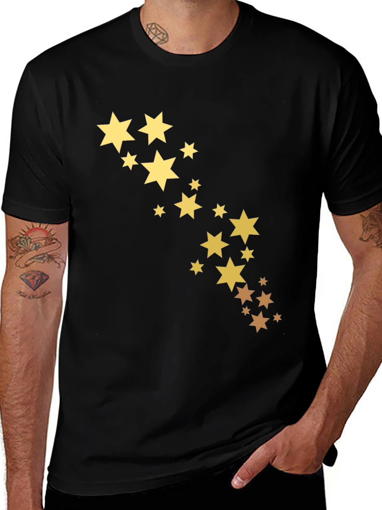 Variant 18 of Starry Night Black Tee