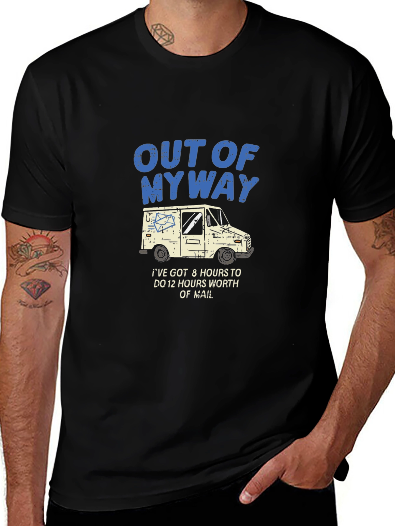 Variant 30 of Out Of My Way Mail Carrier T-Shirt