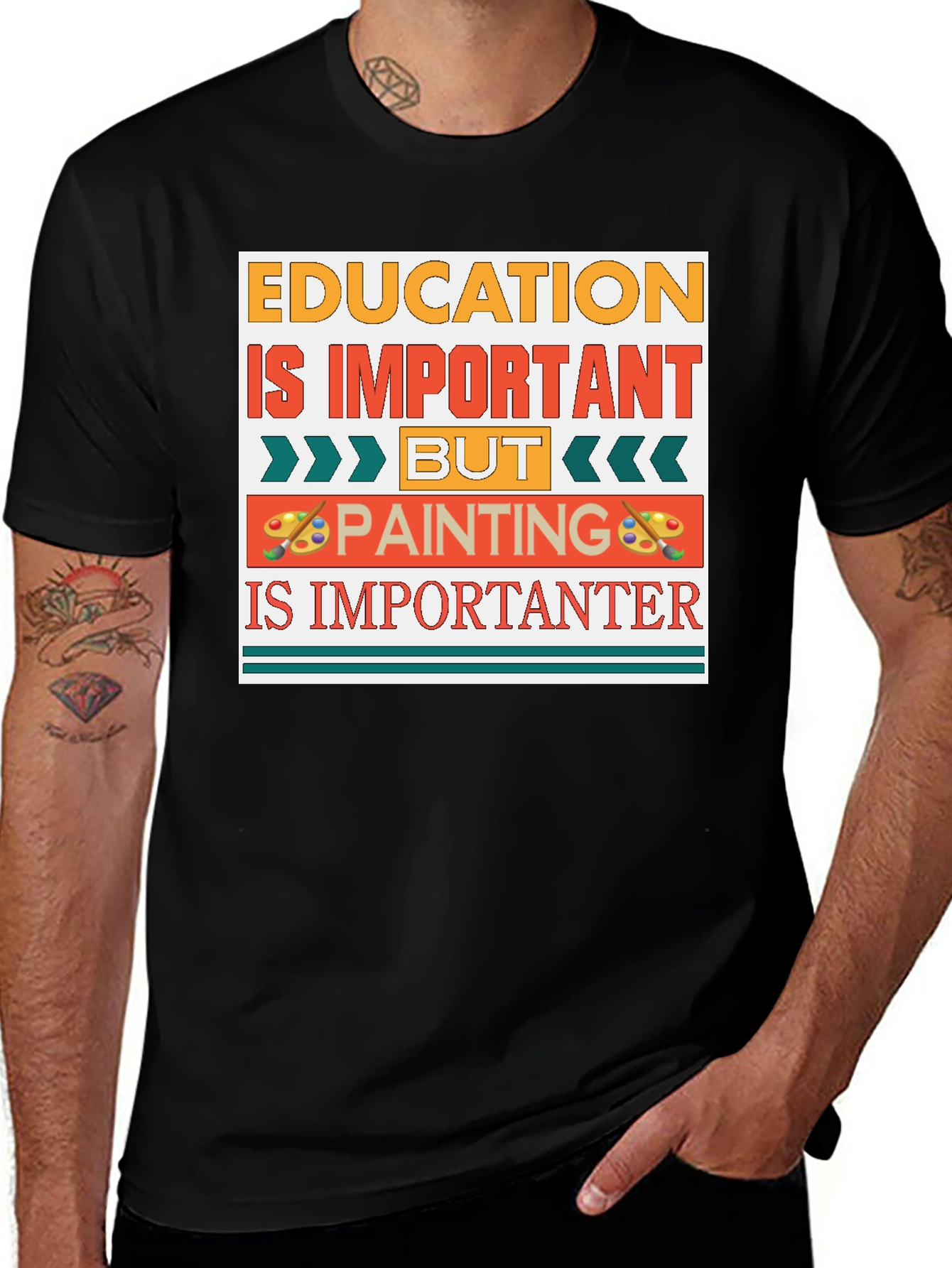 Variant 29 of Education vs Painting Tee