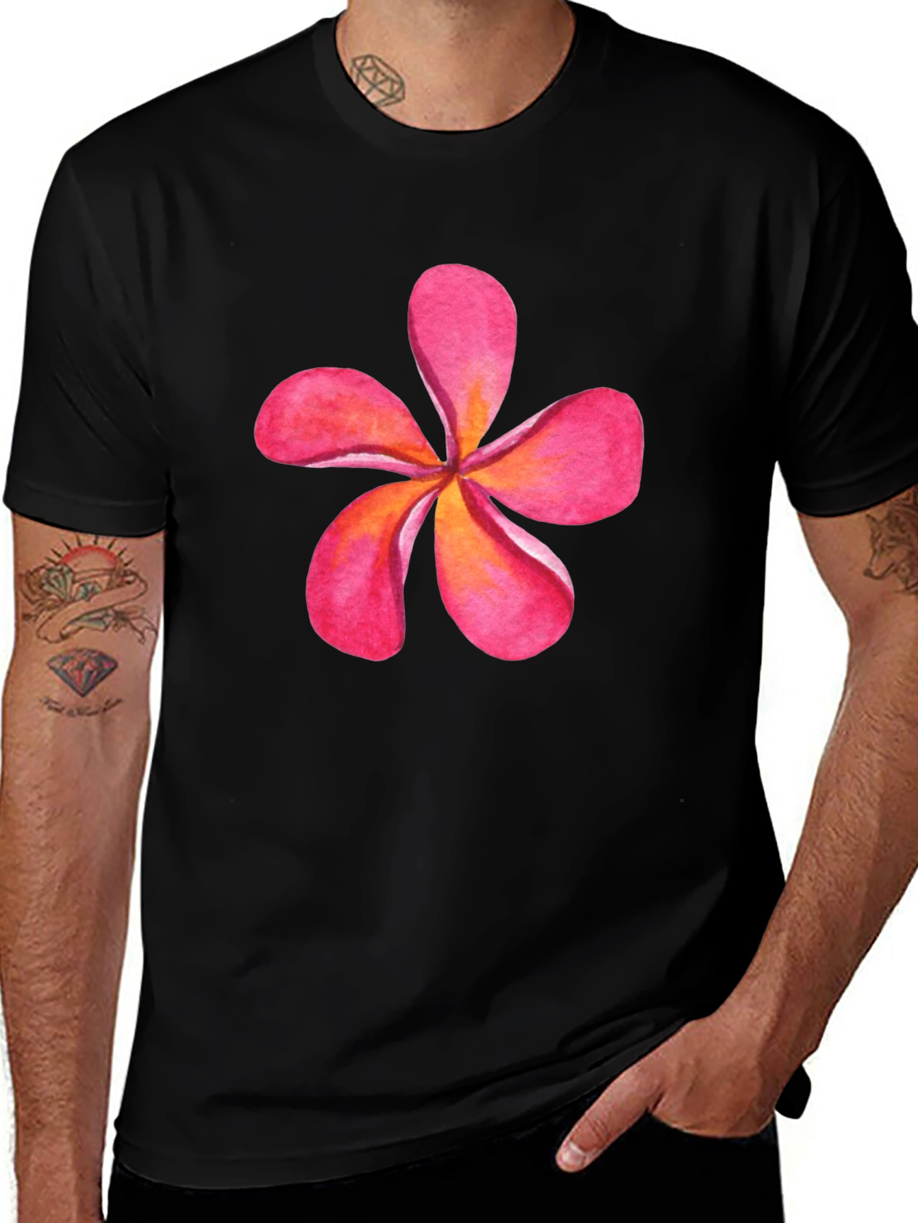 Variant 9 of Floral T-Shirt - Casual Wear