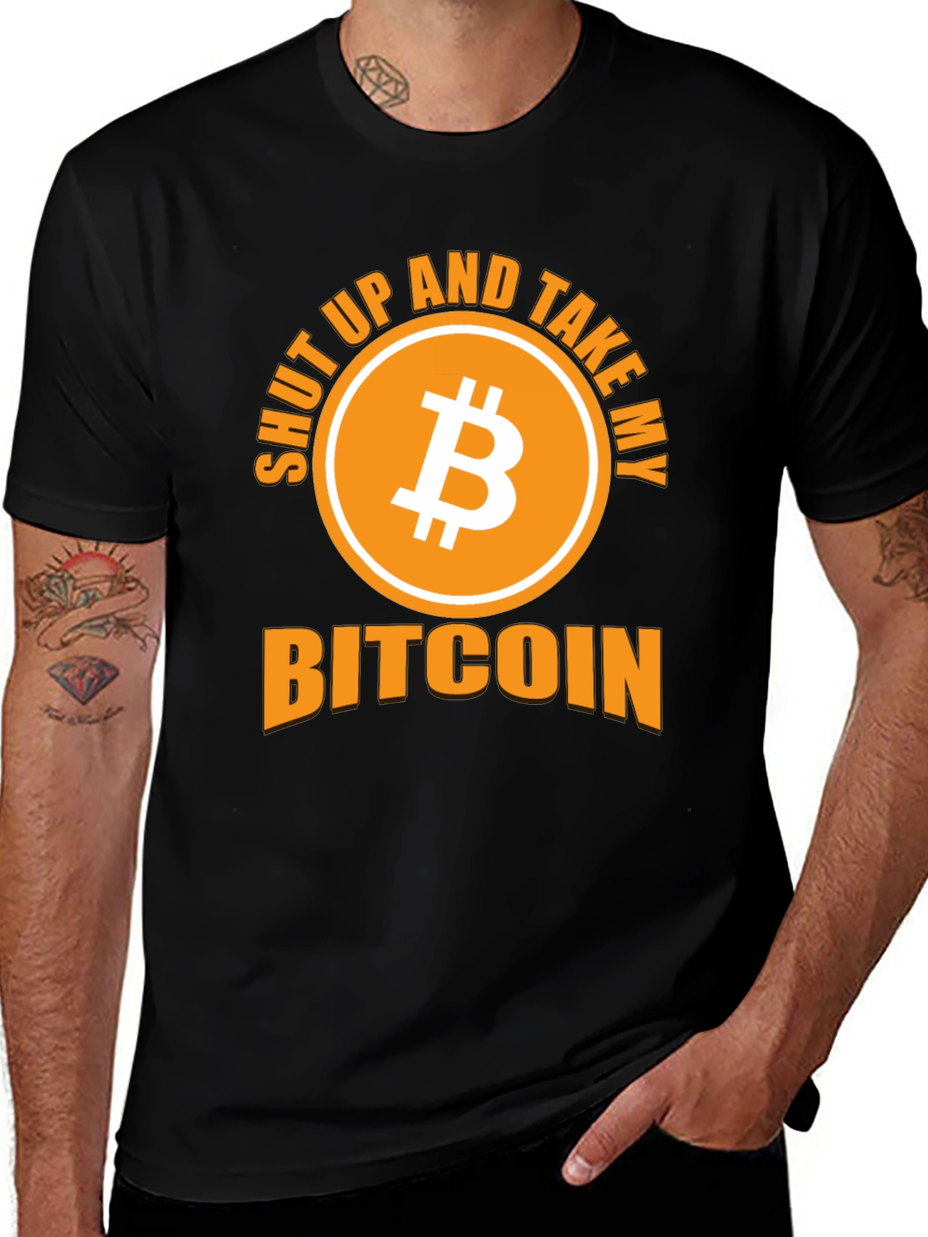 Bitcoin T-Shirt - Shut Up And Take My Bitcoin