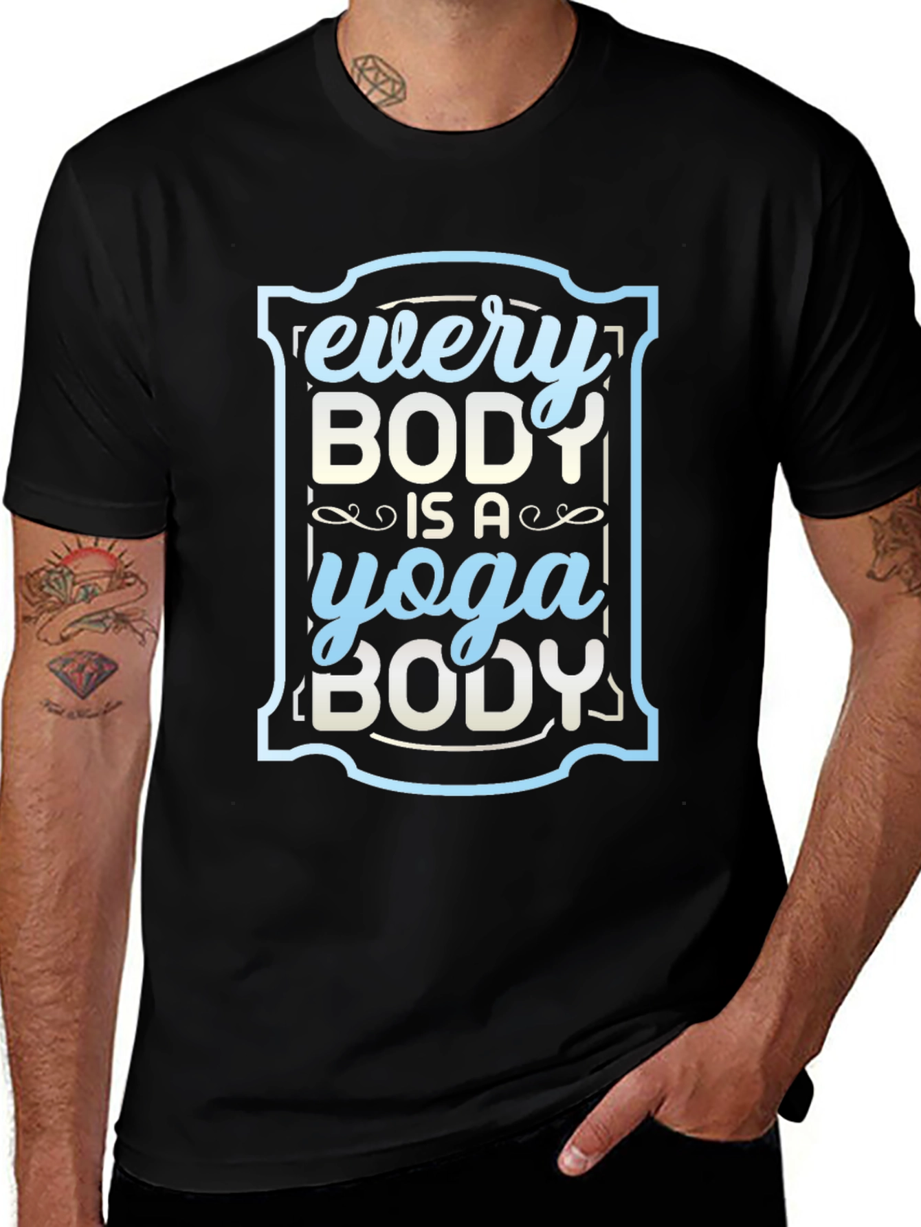 Variant 12 of Every Body is a Yoga Body Graphic Tee