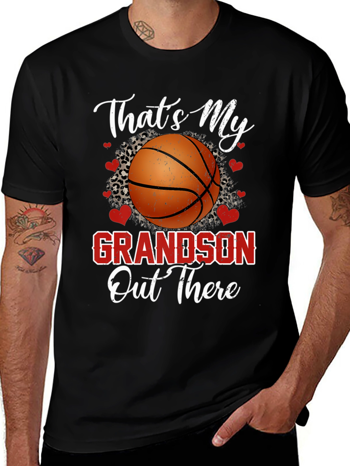 Variant 30 of Grandson Basketball T-Shirt